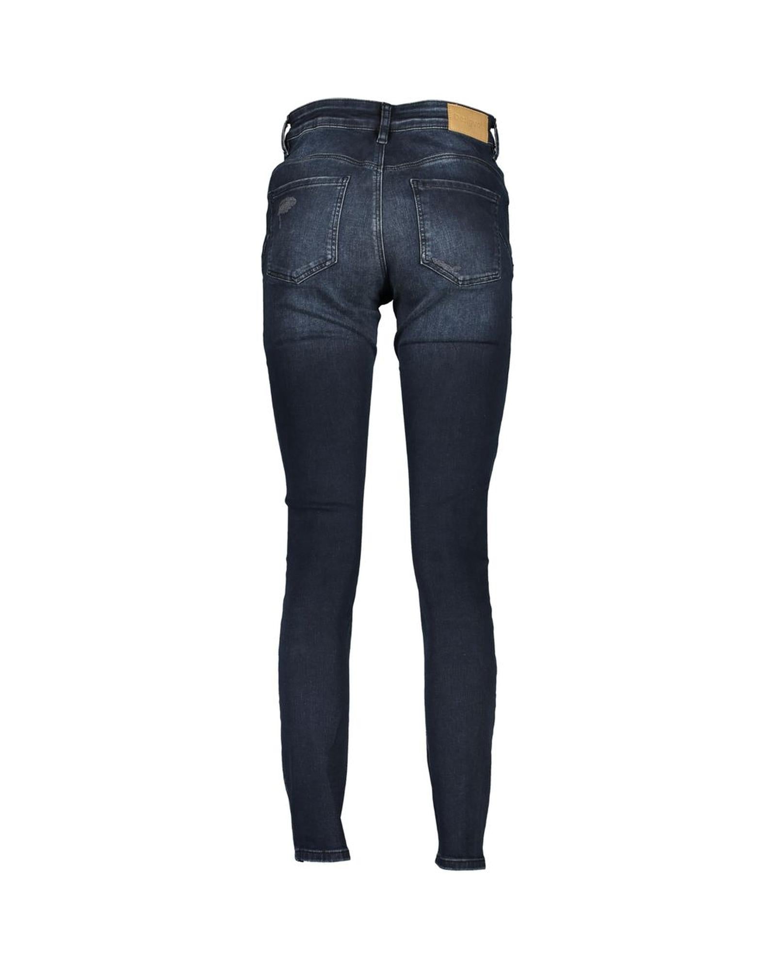 Desigual Women's Blue Cotton Jeans & Pant - 36 IT