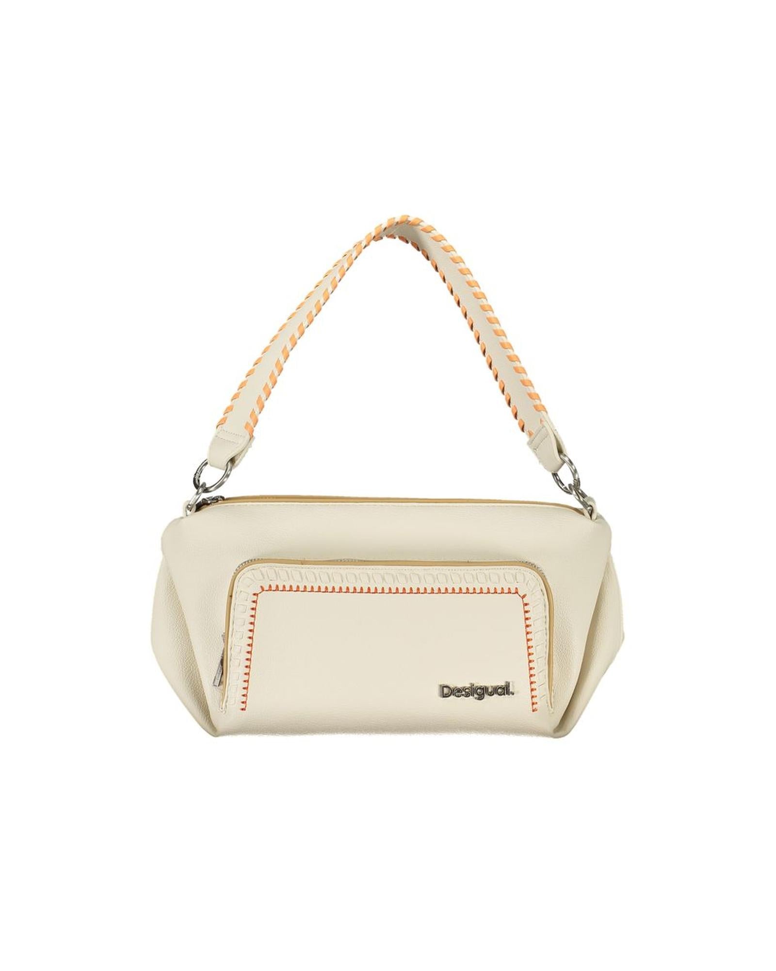 Desigual Women's White Polyethylene Handbag - One Size
