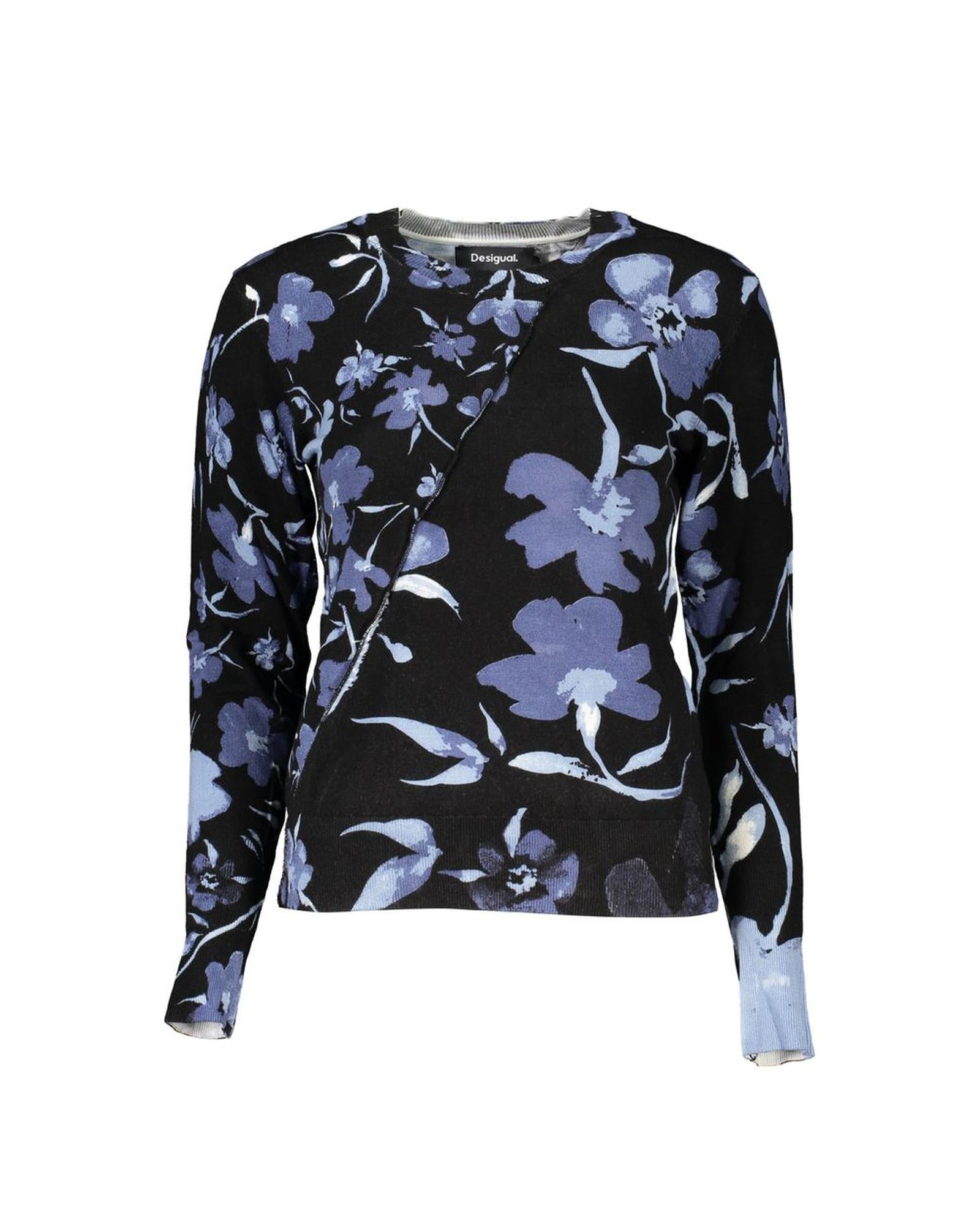 Desigual Women's Black Viscose Sweater - S