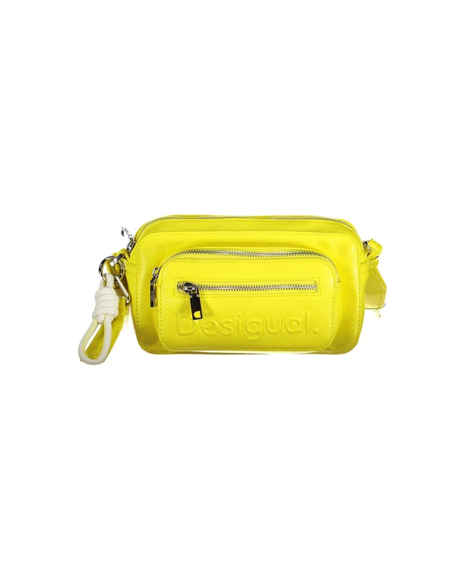 Desigual Women's Yellow Polyethylene Handbag - One Size