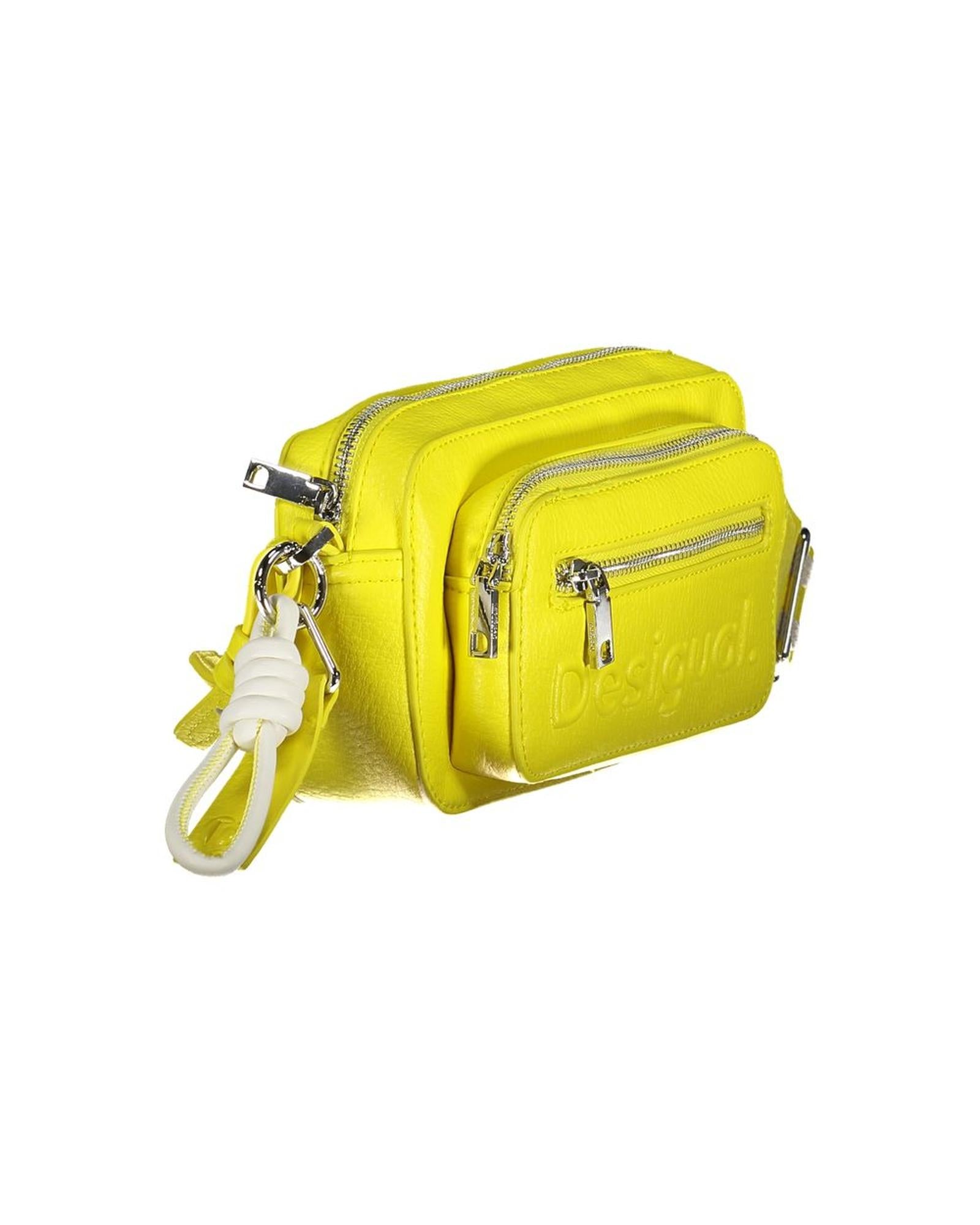 Desigual Women's Yellow Polyethylene Handbag - One Size 3