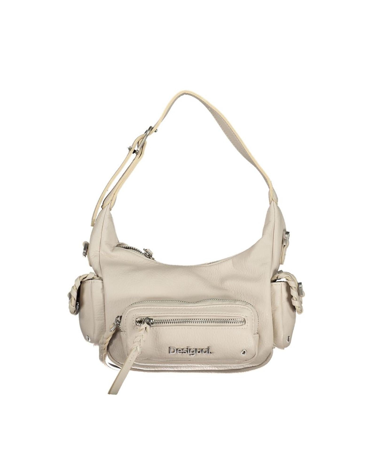 Desigual Women's White Polyethylene Handbag - One Size