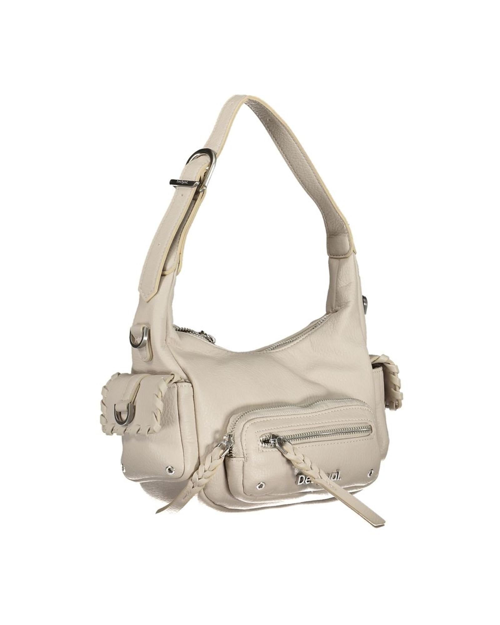 Desigual Women's White Polyethylene Handbag - One Size 3