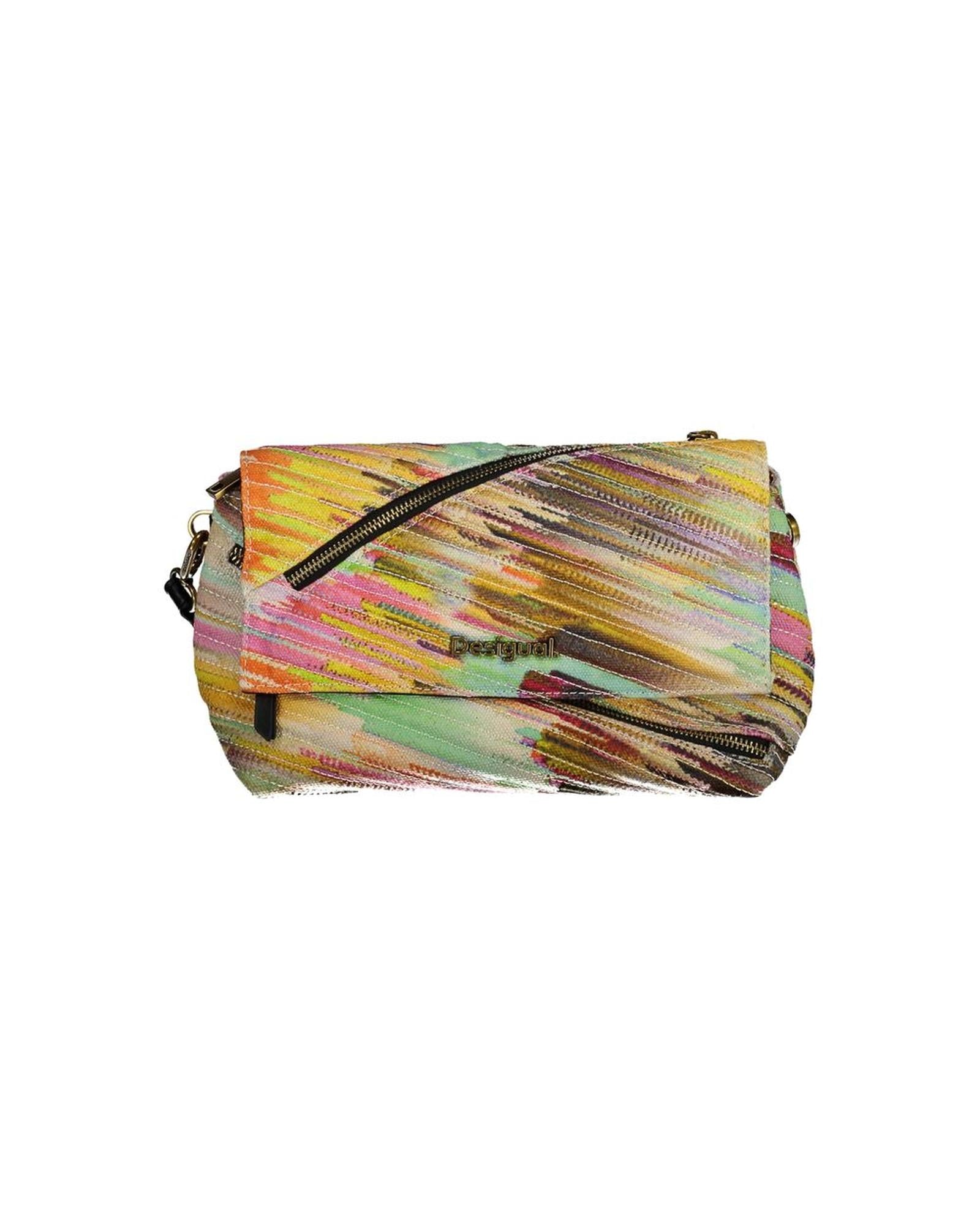 Desigual Women's Yellow Polyester Handbag - One Size