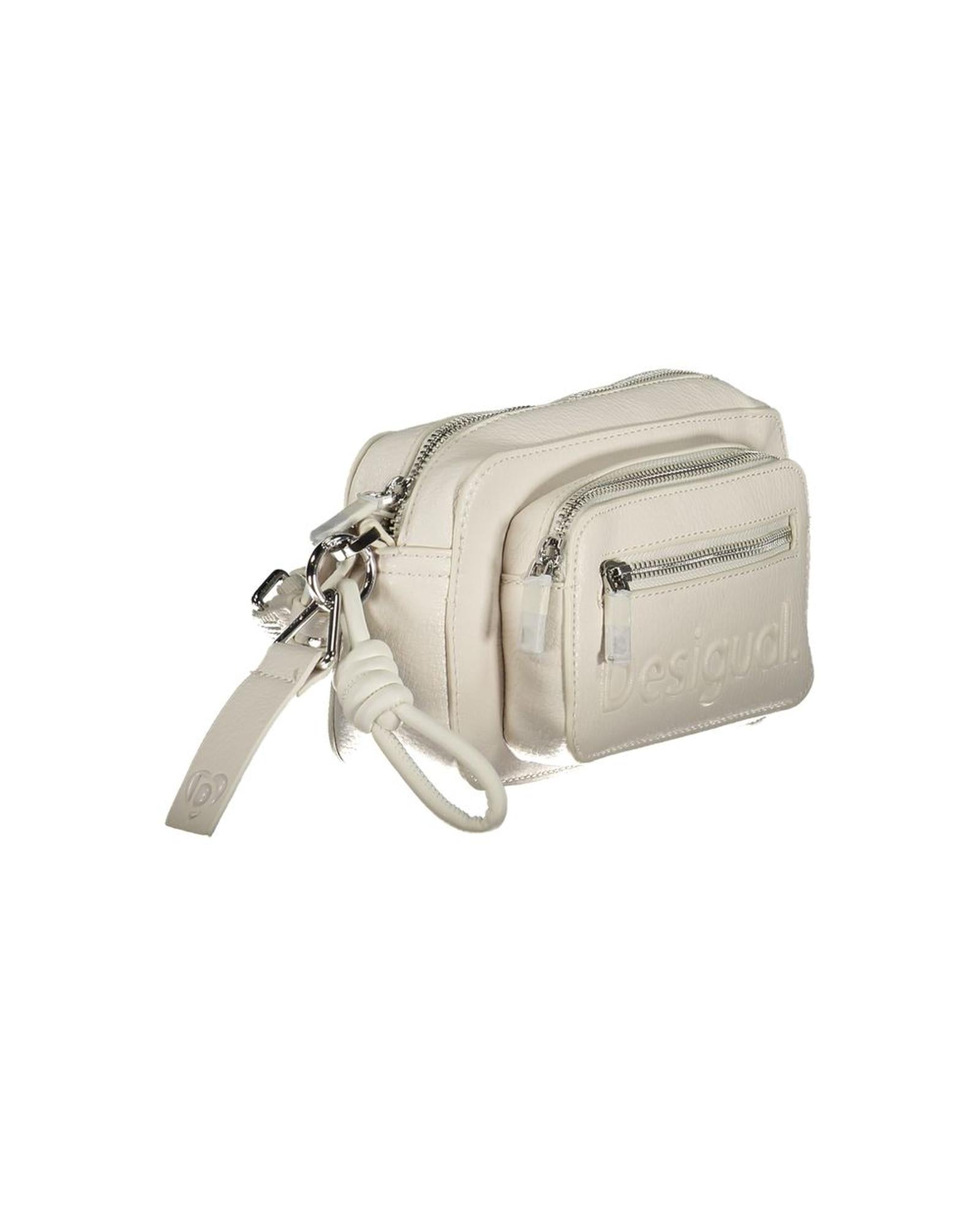 Desigual Women's White Polyethylene Handbag - One Size