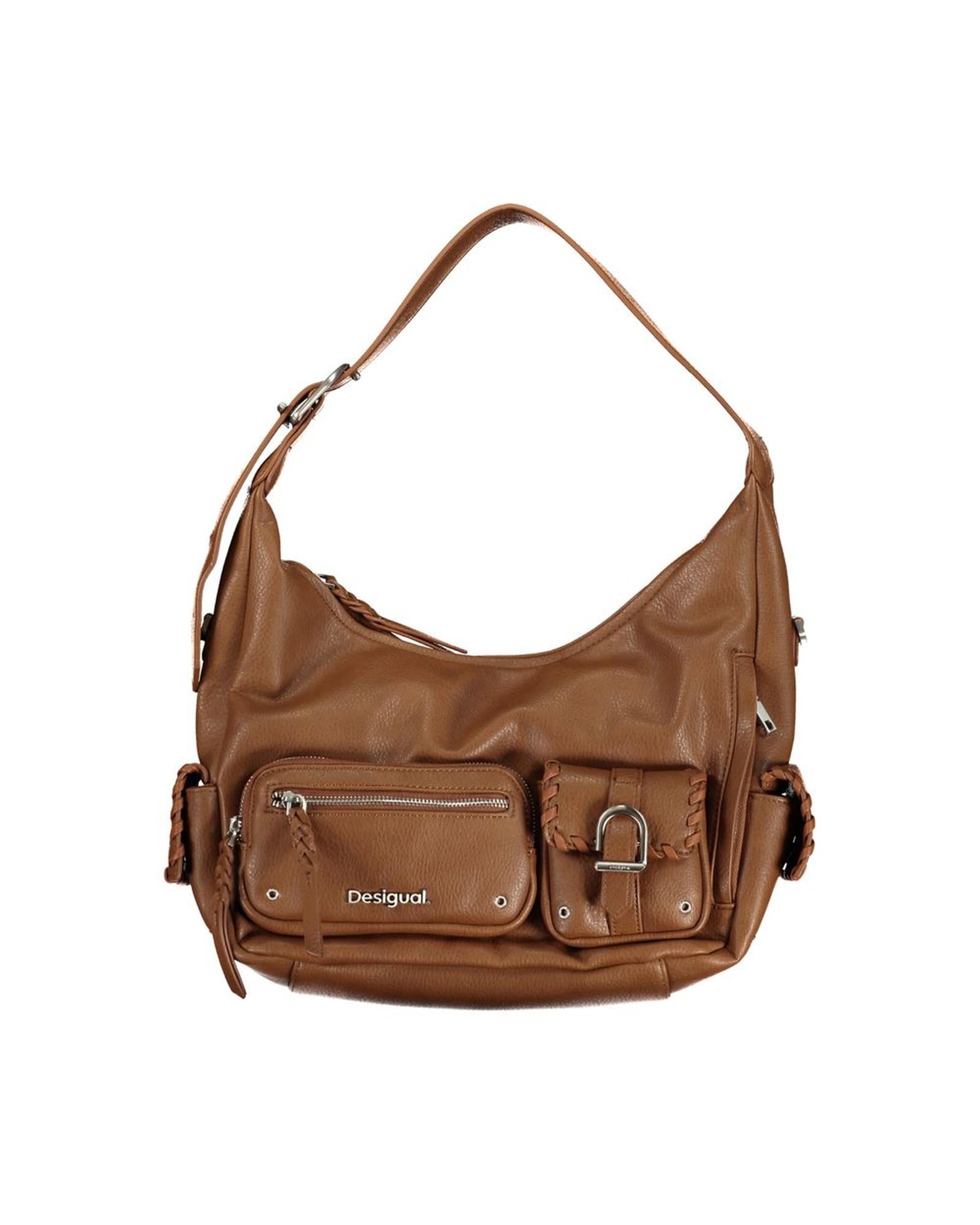 Desigual Women's Brown Polyethylene Handbag - One Size
