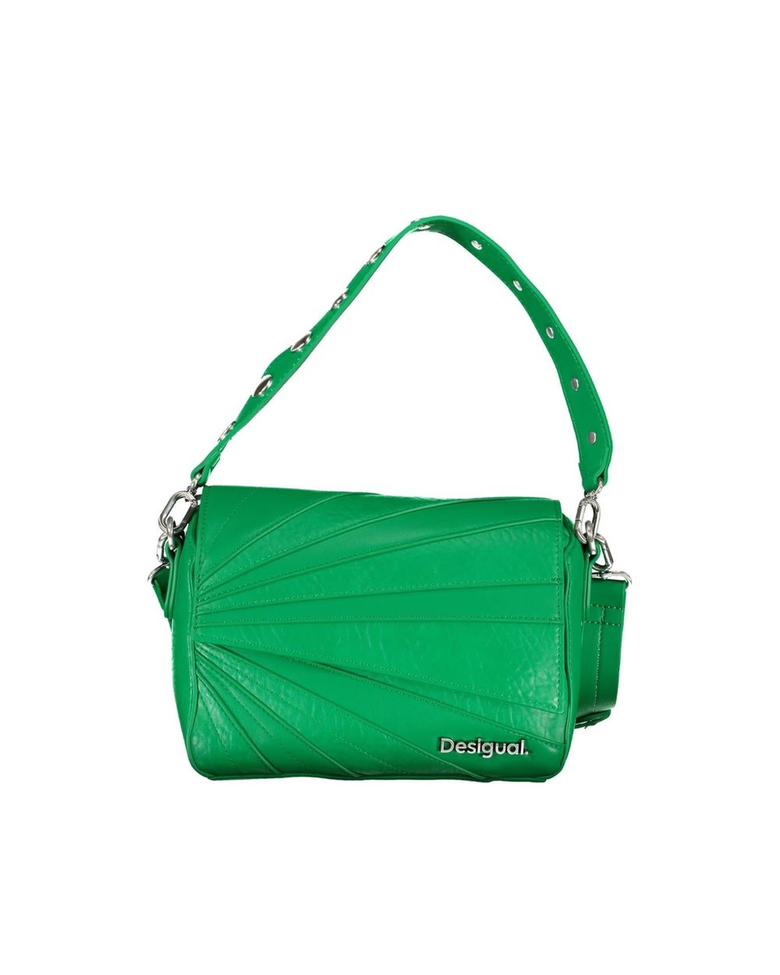 Desigual Women's Green Polyethylene Handbag - One Size
