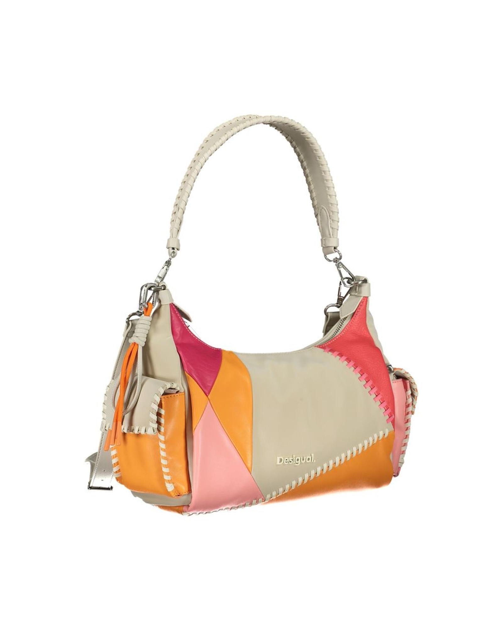 Desigual Women's Beige Polyethylene Handbag - One Size 3