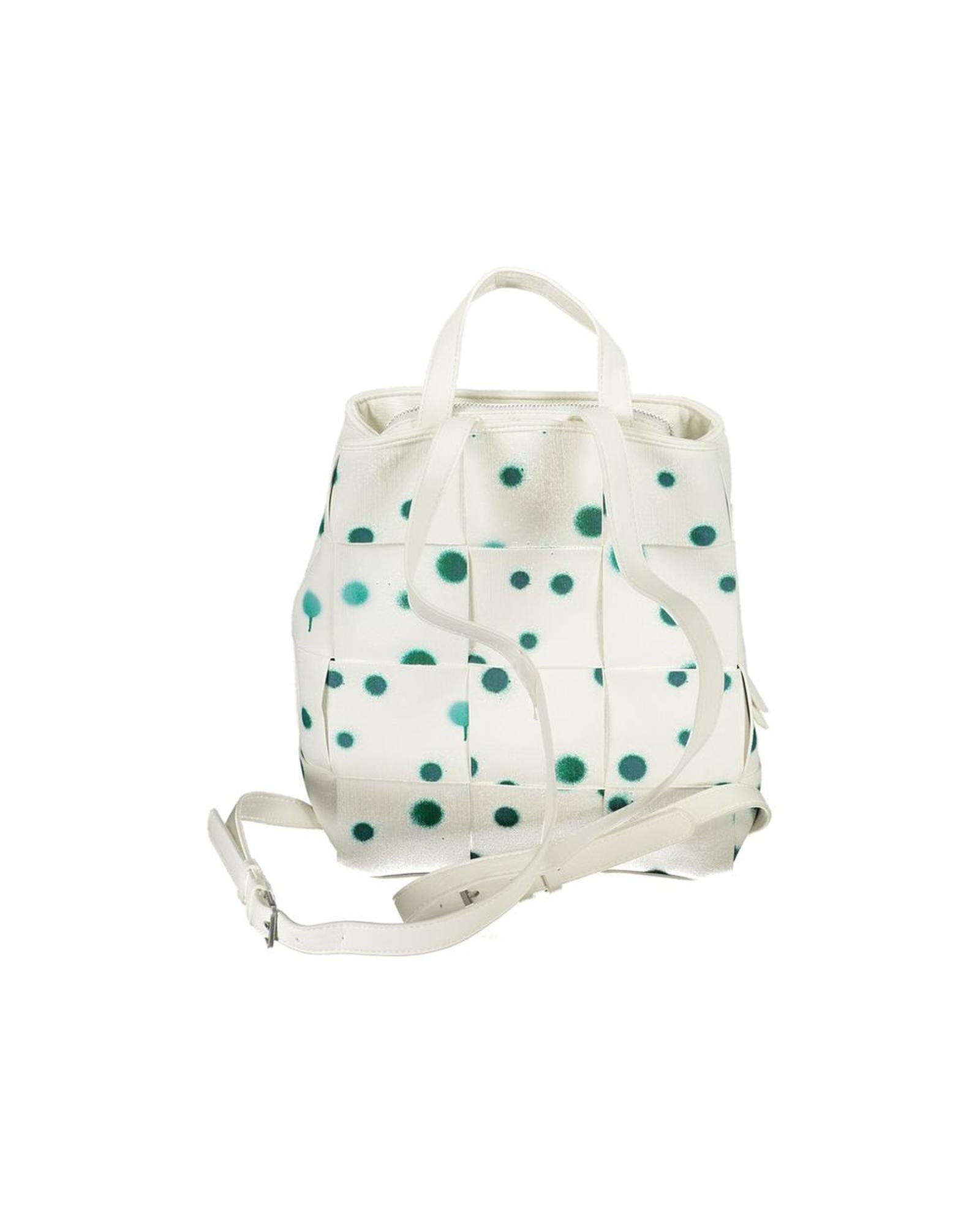 Desigual Women's White Polyethylene Backpack - One Size