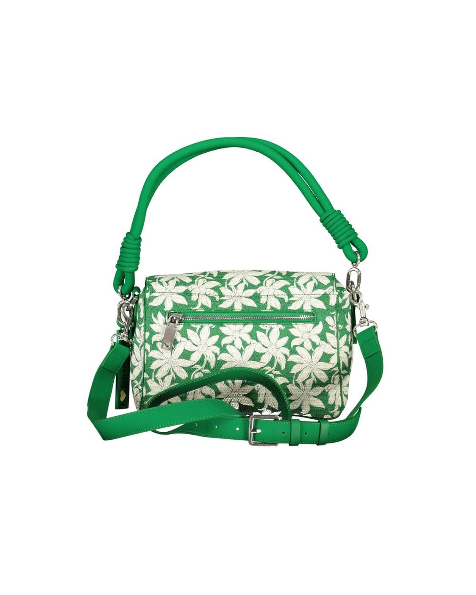 Desigual Women's Green Polyethylene Handbag - One Size