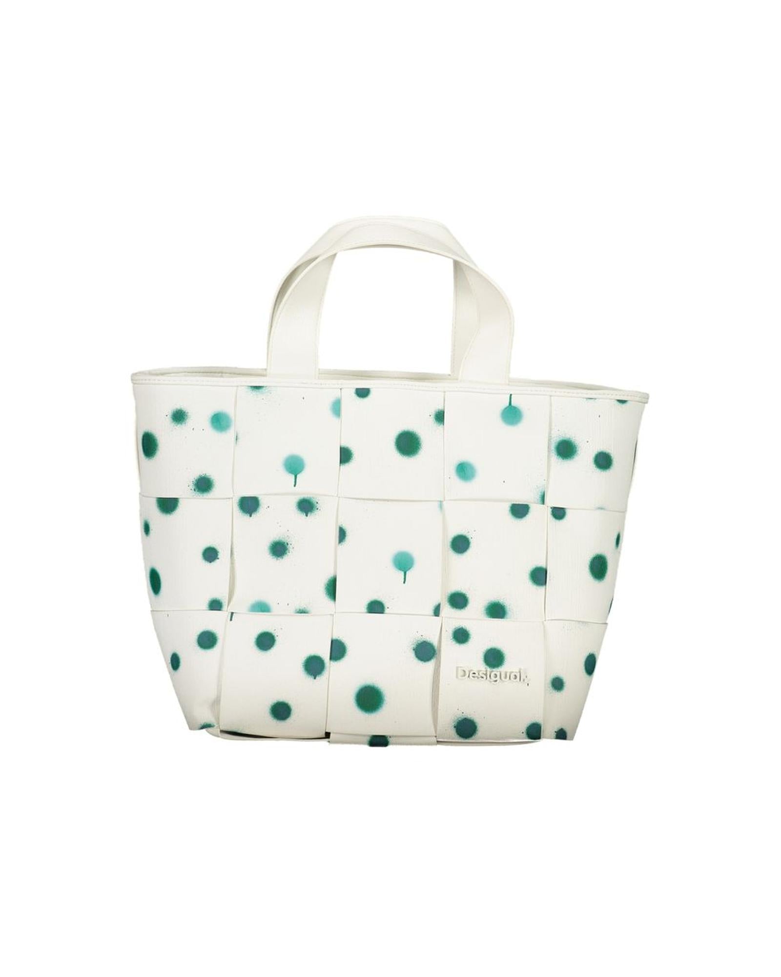 Desigual Women's White Polyethylene Handbag - One Size