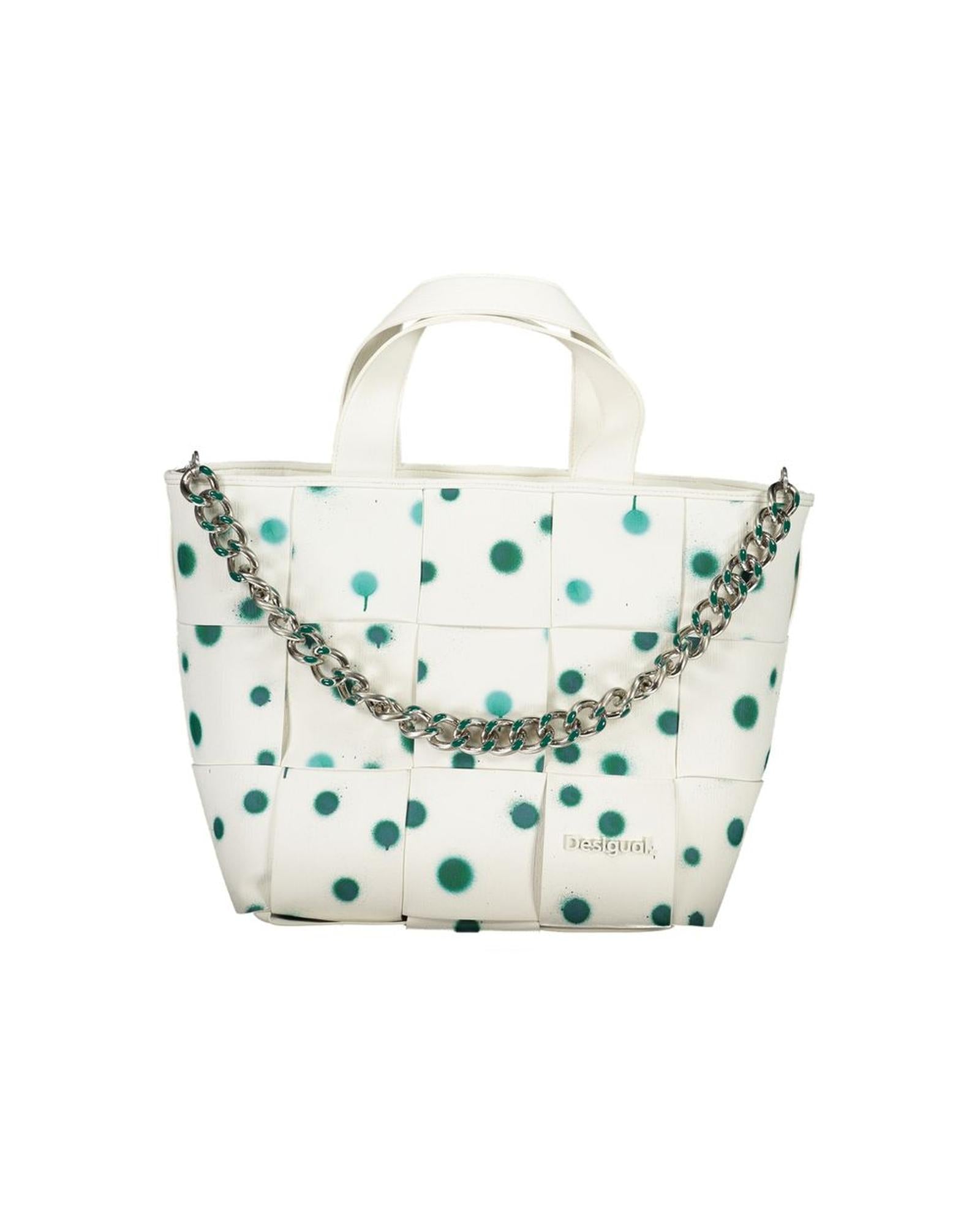 Desigual Women's White Polyethylene Handbag - One Size