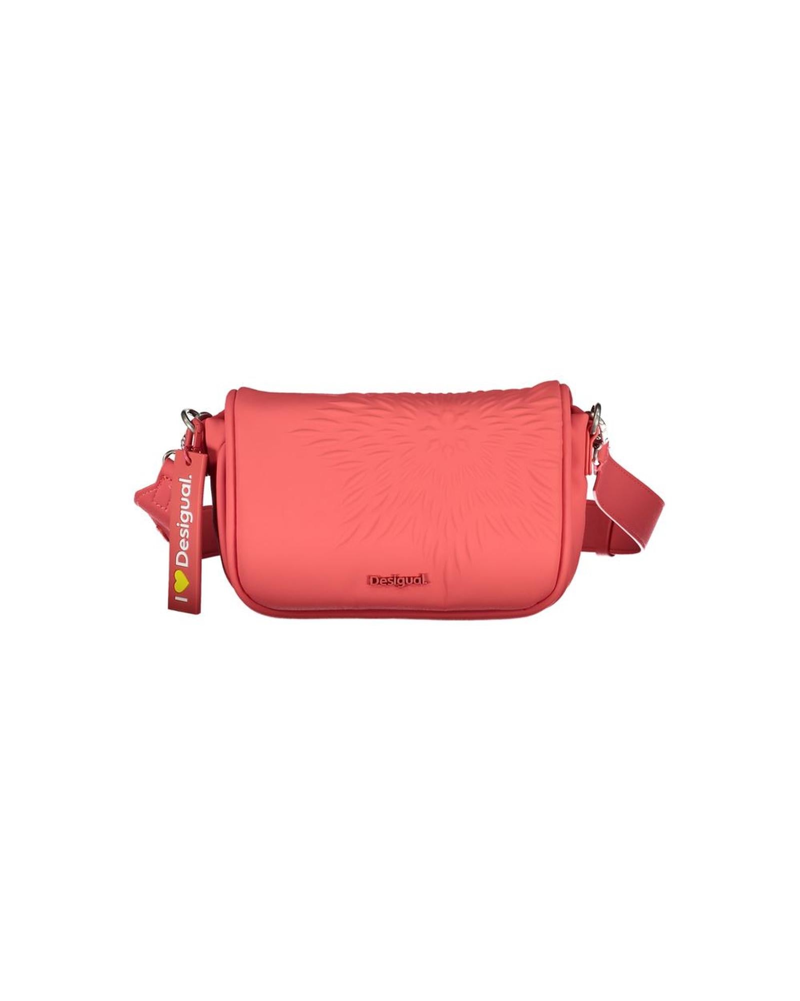 Desigual Women's Pink Polyethylene Handbag - One Size