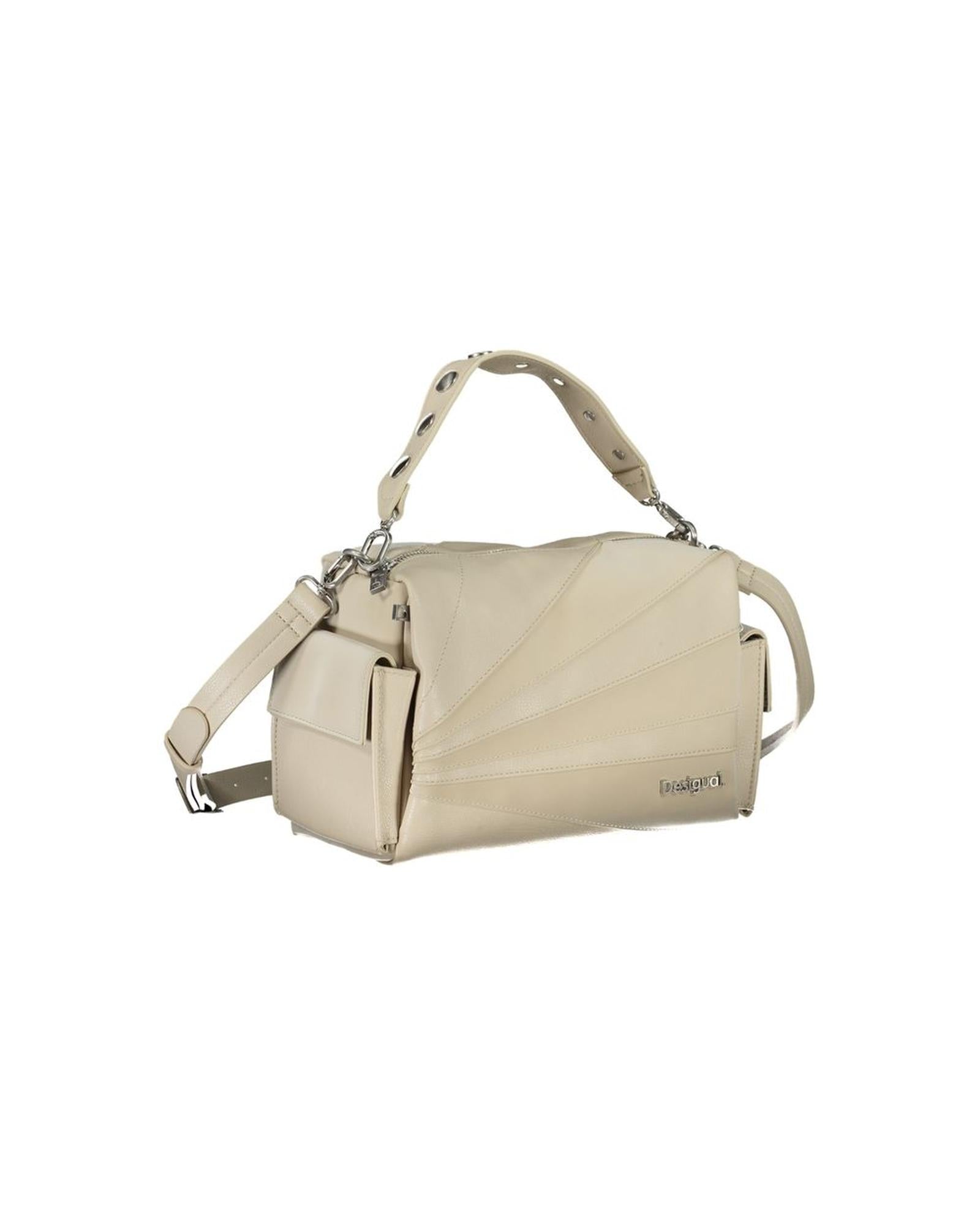 Desigual Women's Beige Polyethylene Handbag - One Size 3