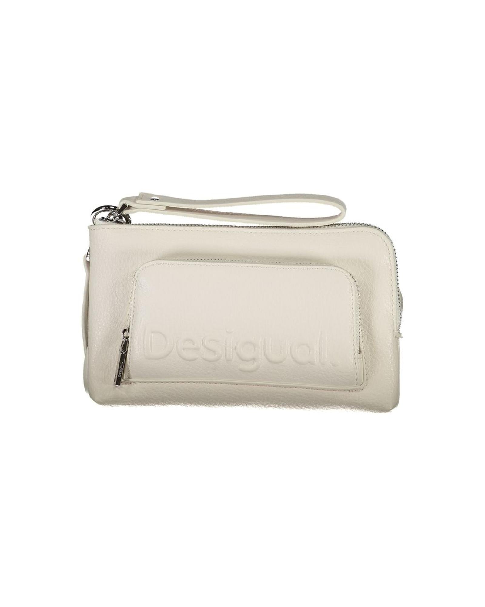 Desigual Women's White Polyethylene Handbag - One Size