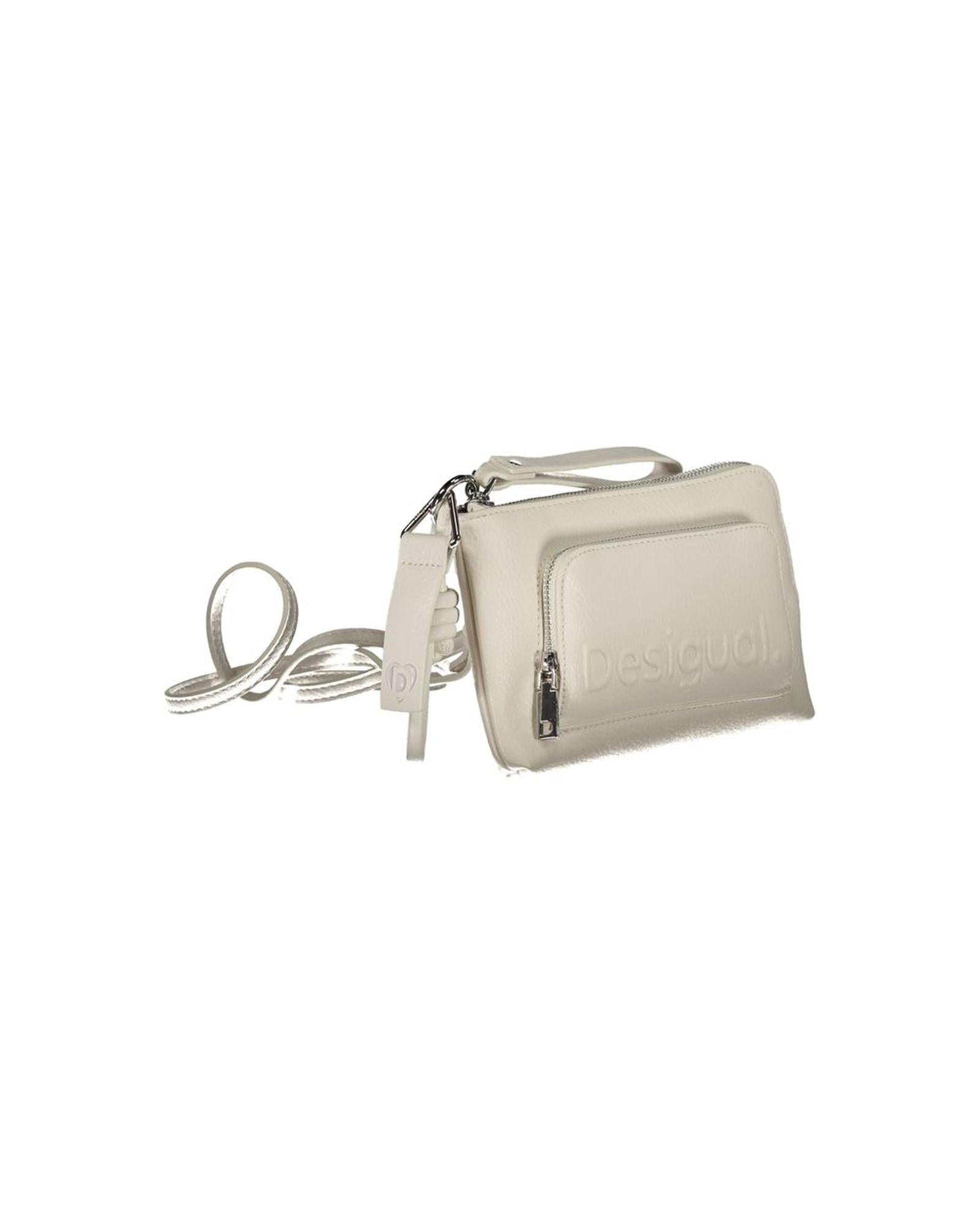 Desigual Women's White Polyethylene Handbag - One Size 3