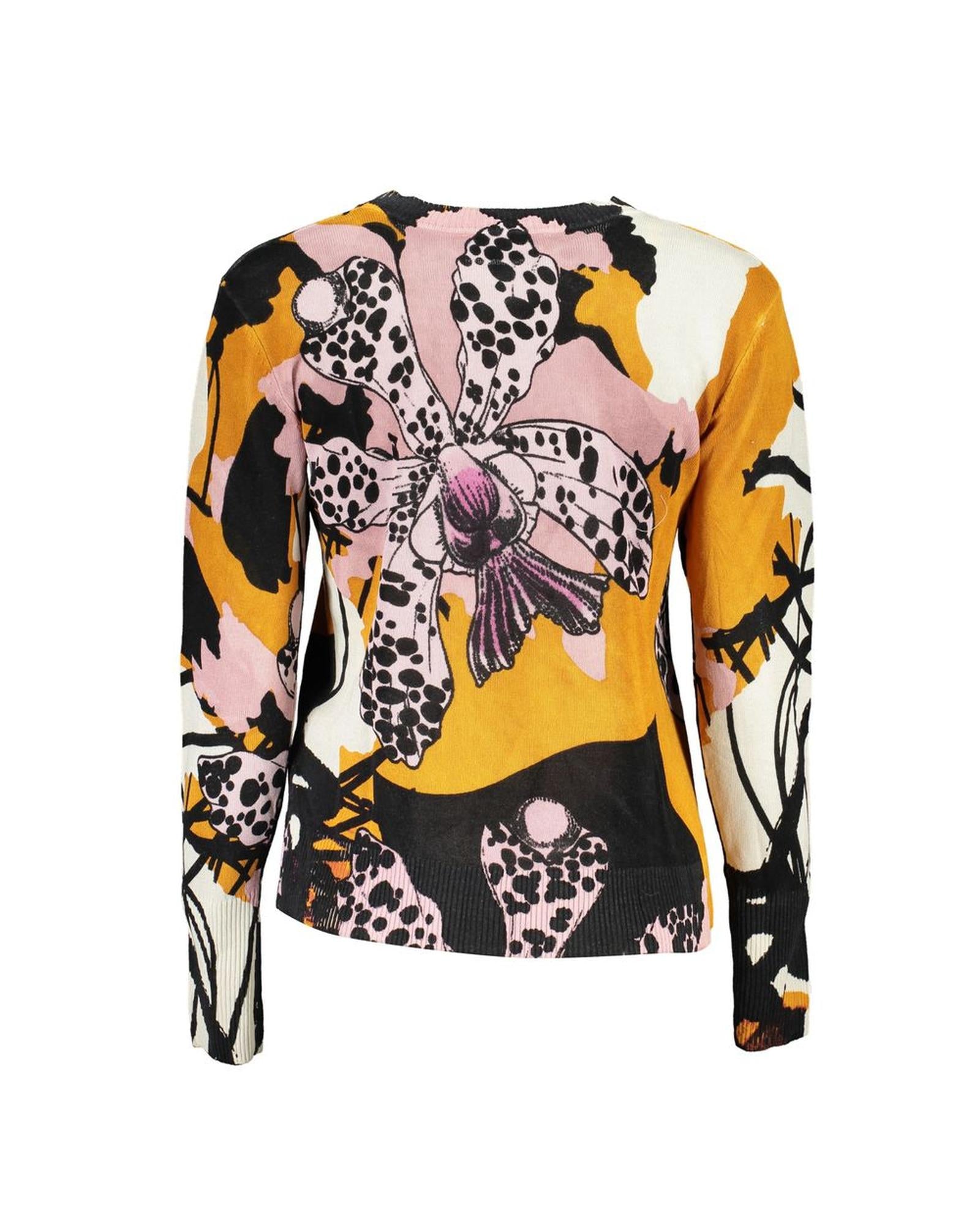 Desigual Women's Pink Linen Sweater - M
