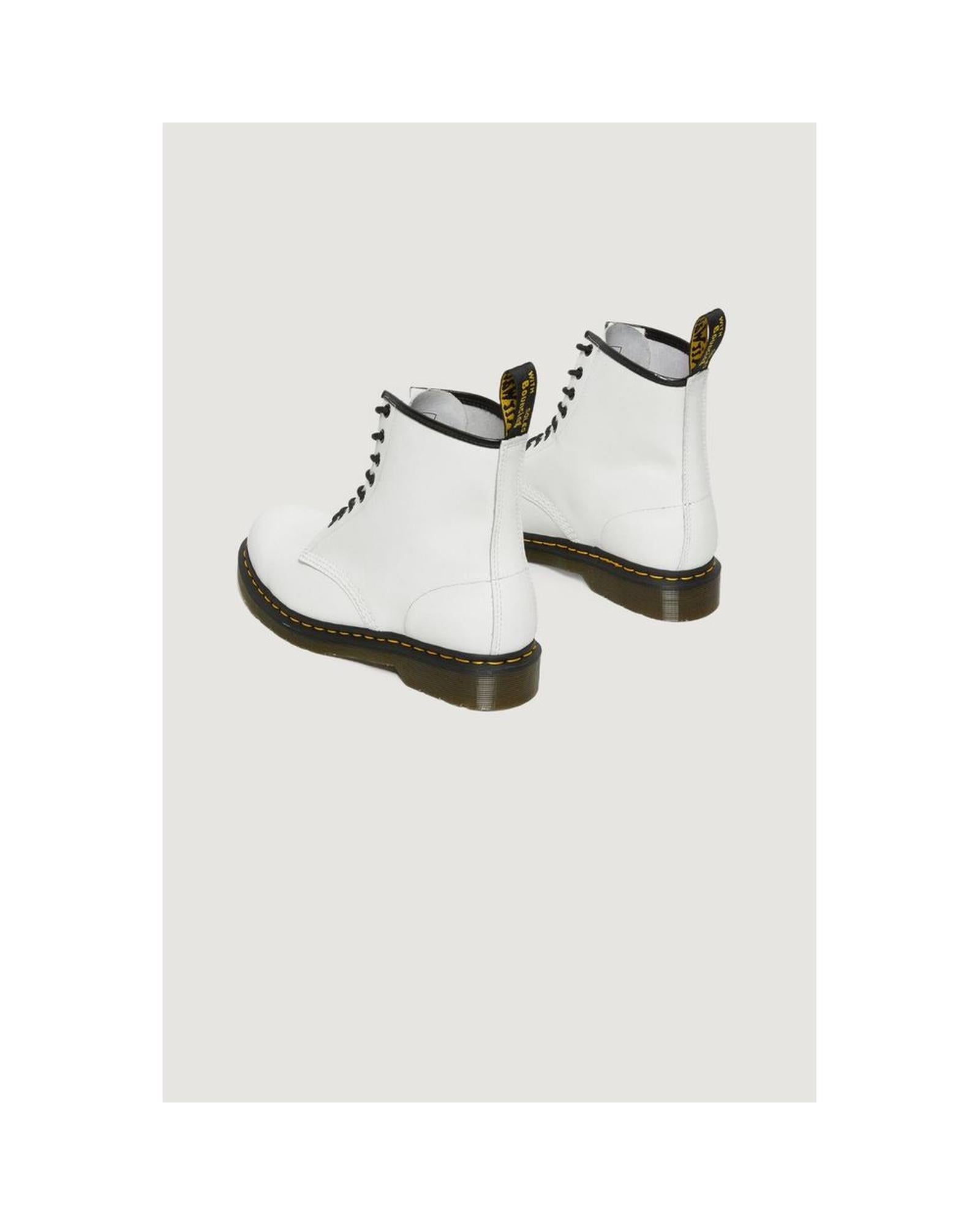 Dr Martens Women's White Leather Boot - 37 EU