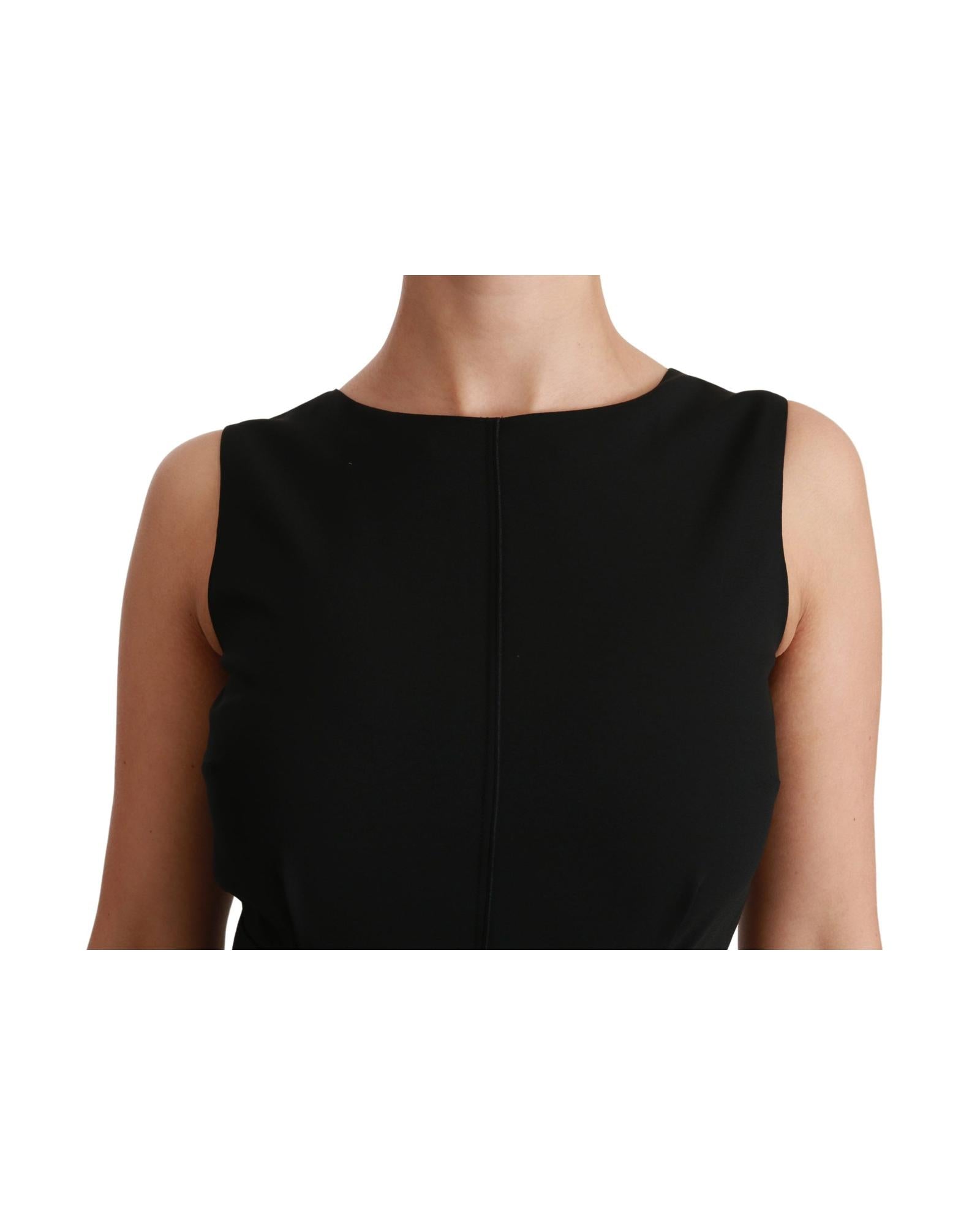 Gorgeous Authentic Dolce & Gabbana Sheath Dress with Logo Details 48 IT Women 5