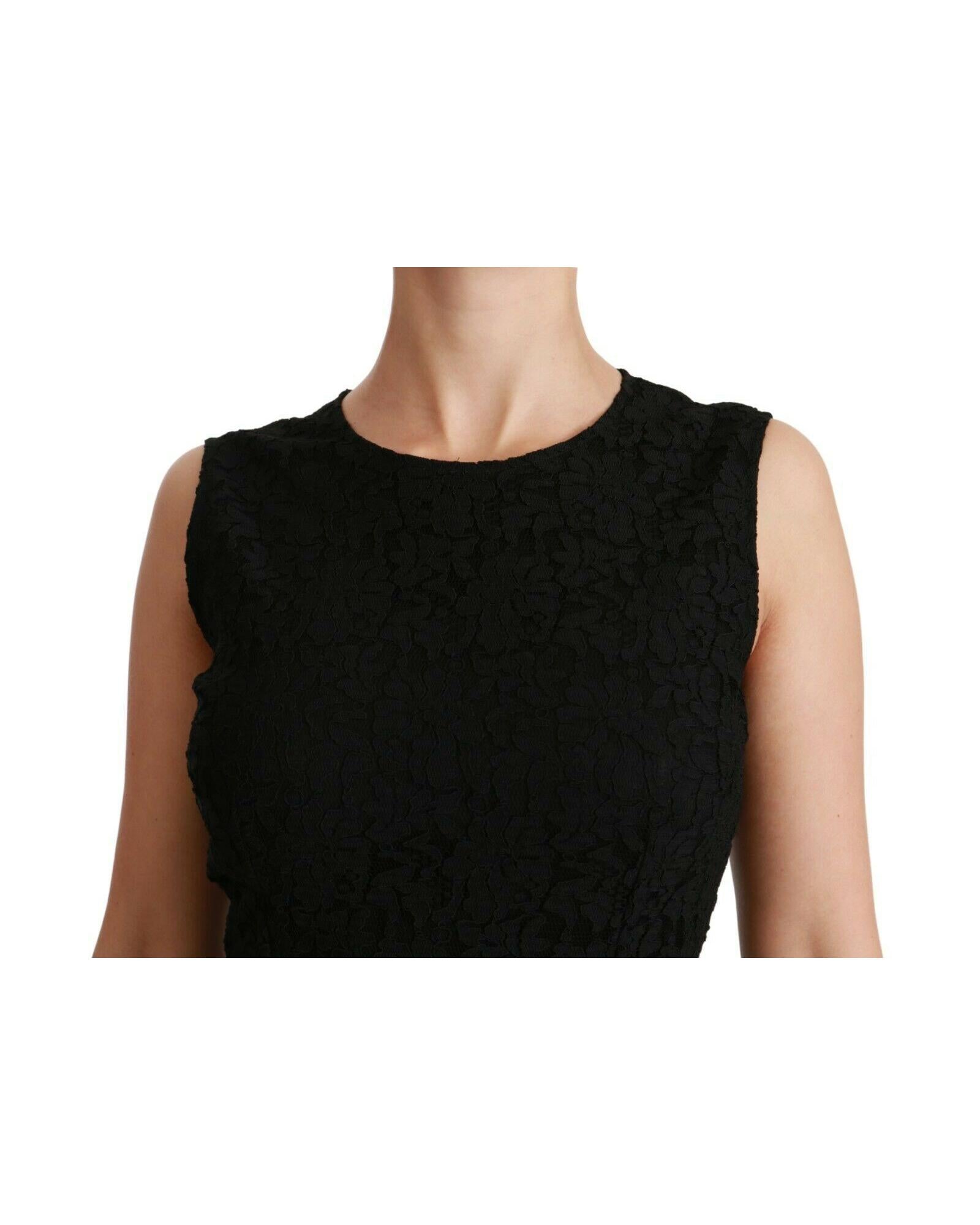 Floral Lace and Brocade Sheath Dress by Dolce & Gabbana 38 IT Women 6