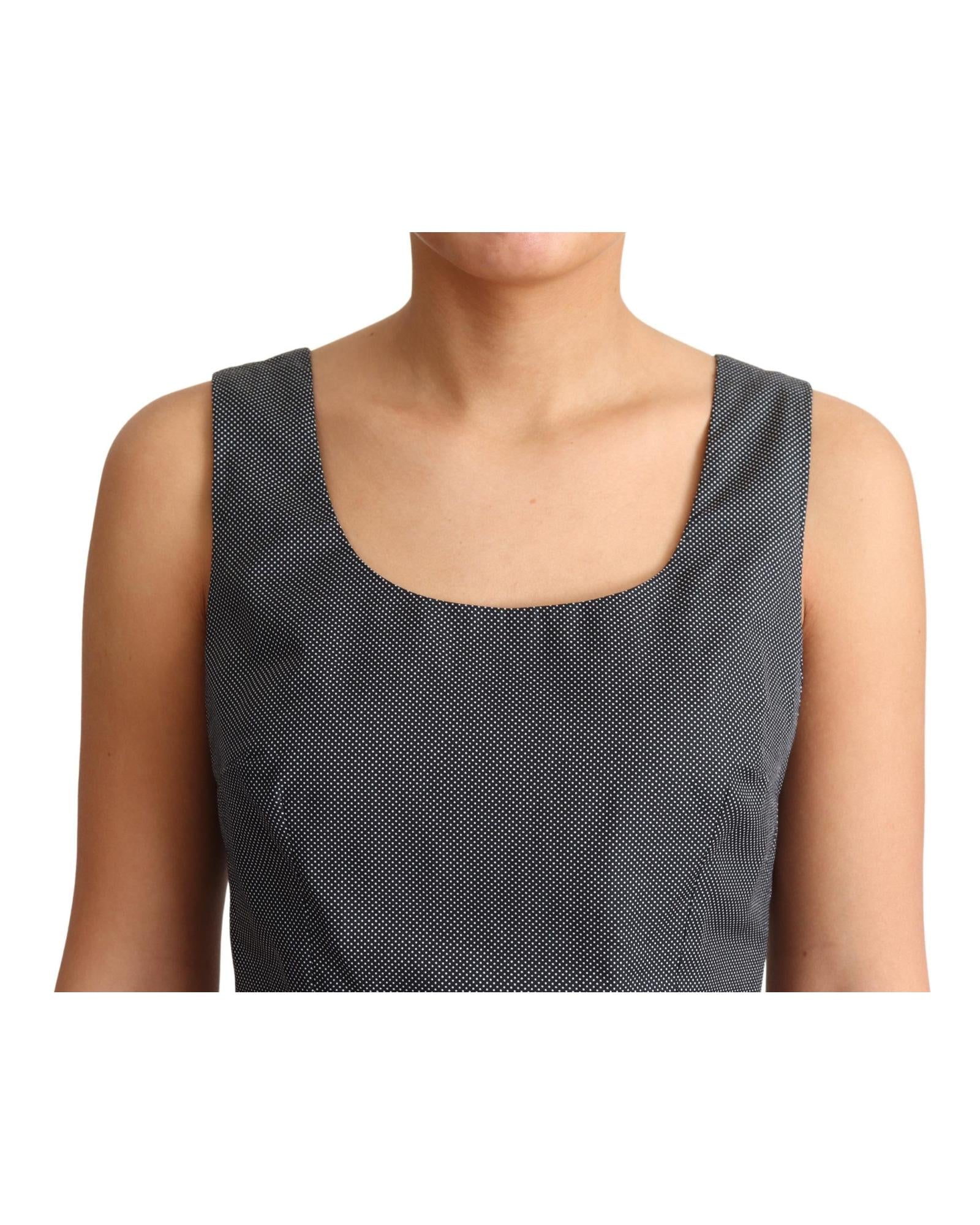 Sleeveless A-line Dress with Polka Dot Pattern 42 IT Women 5