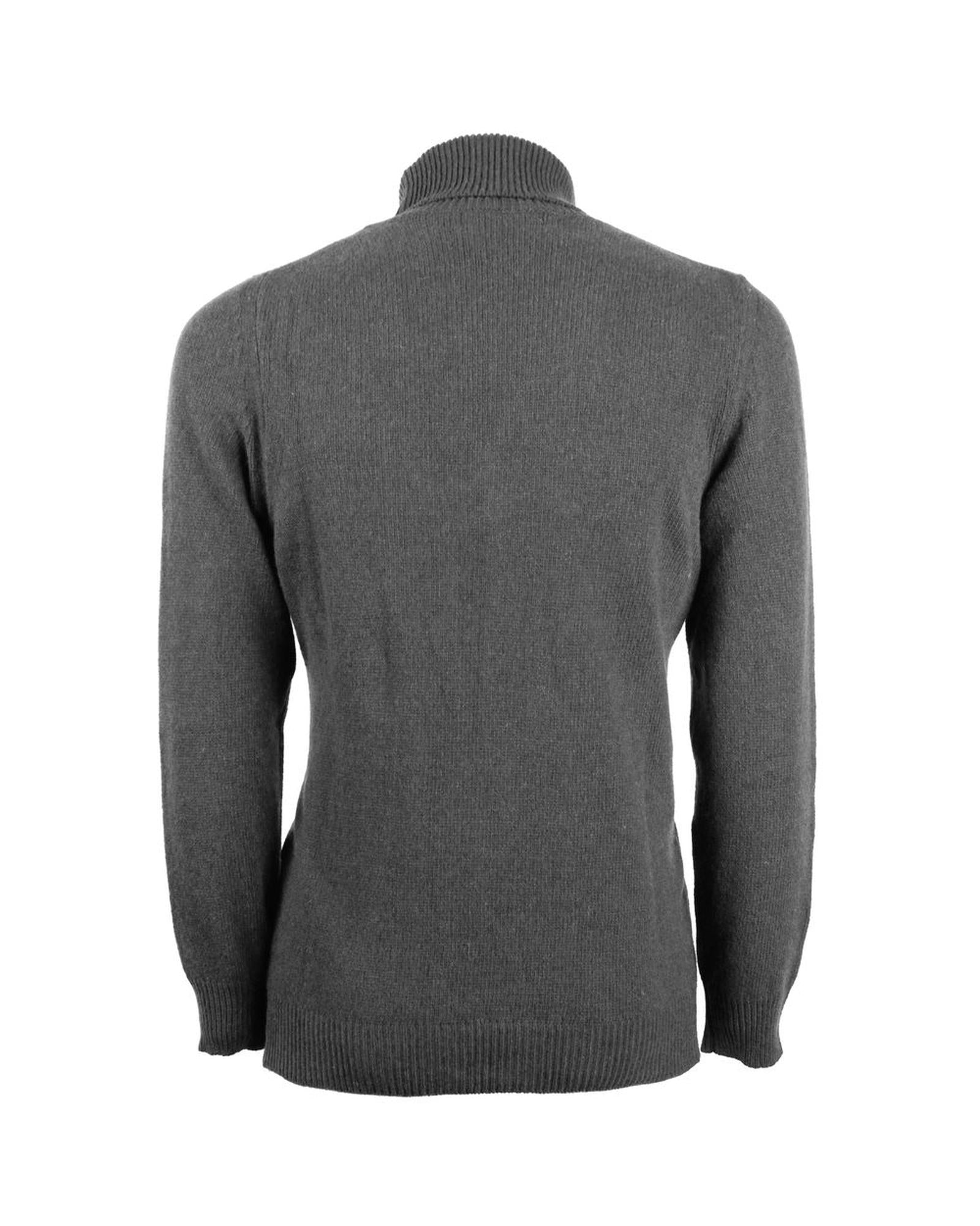 Emilio Romanelli Men's Gray Cashmere Sweater - L