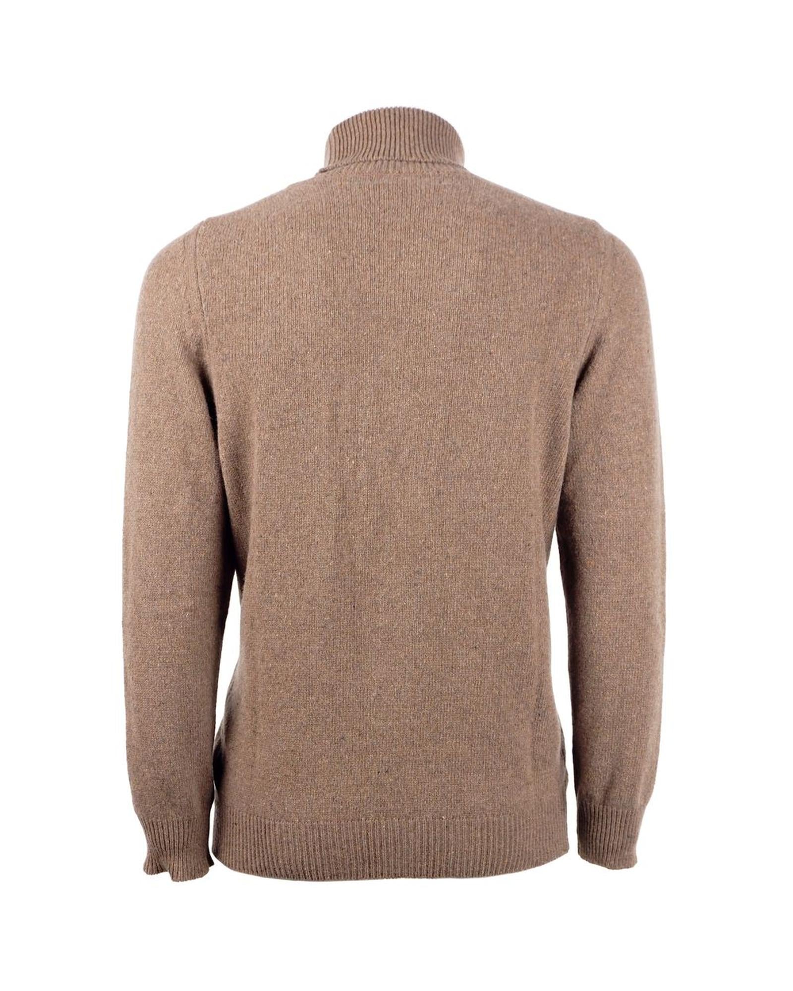 Emilio Romanelli Men's Brown Cashmere Sweater - L