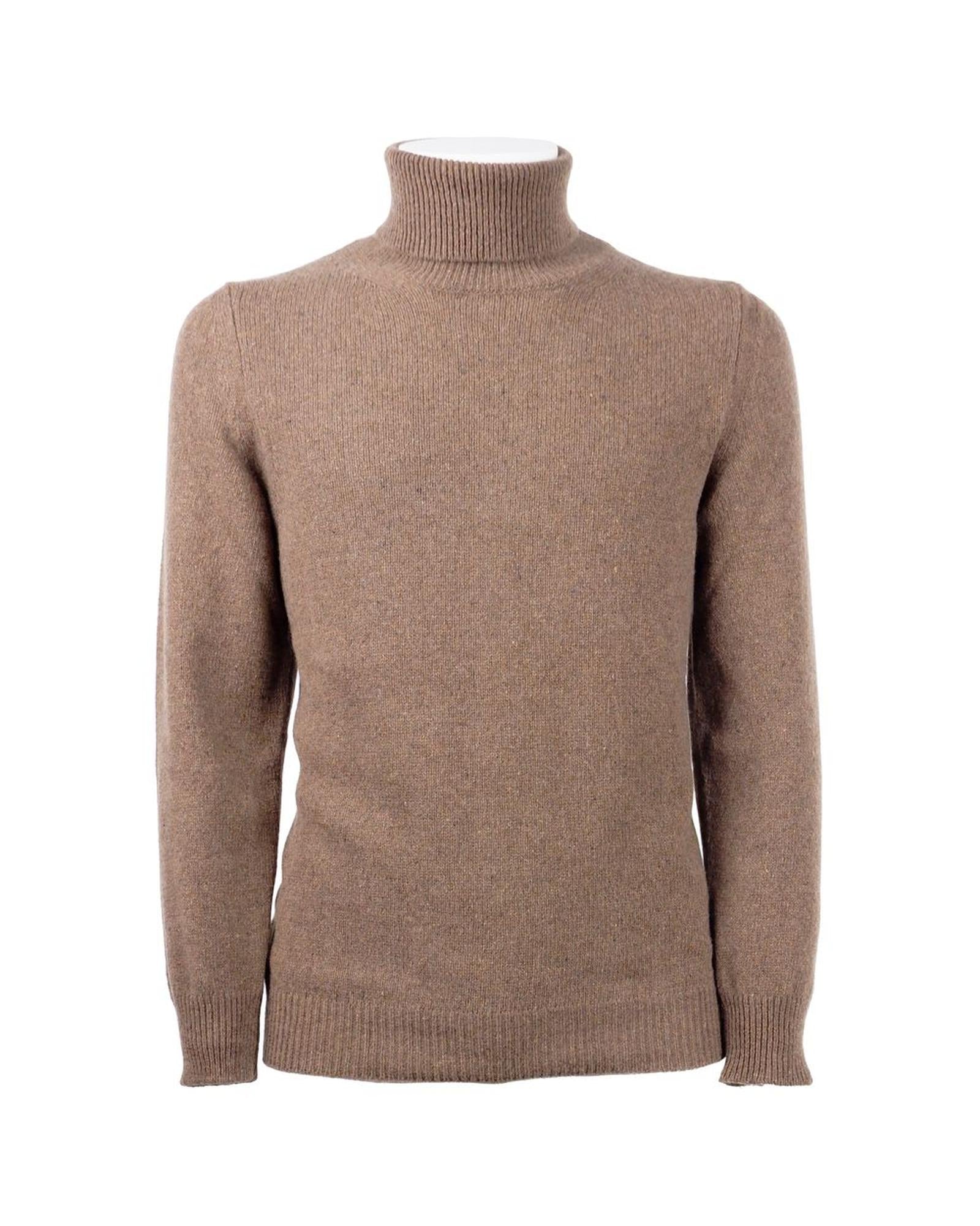 Emilio Romanelli Men's Brown Cashmere Sweater - M