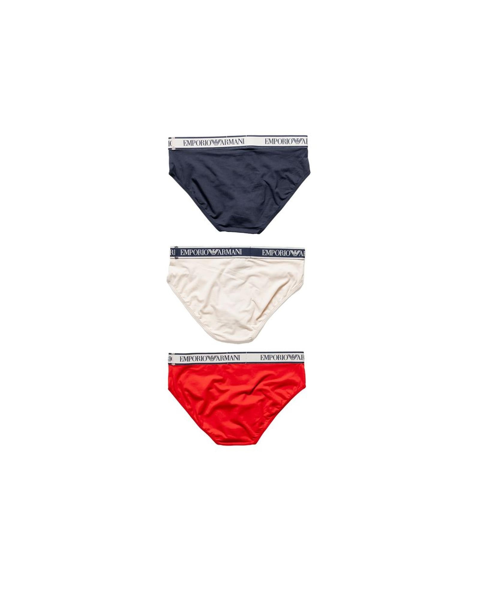 Emporio Armani Underwear Men's Red Cotton Underwear - 44 IT 3