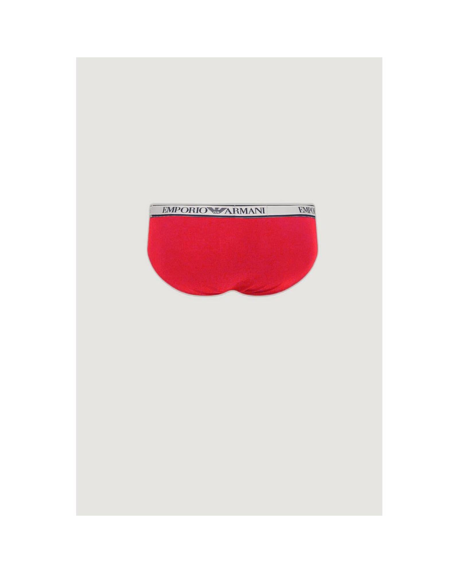 Emporio Armani Underwear Men's Red Cotton Underwear - 44 IT 5