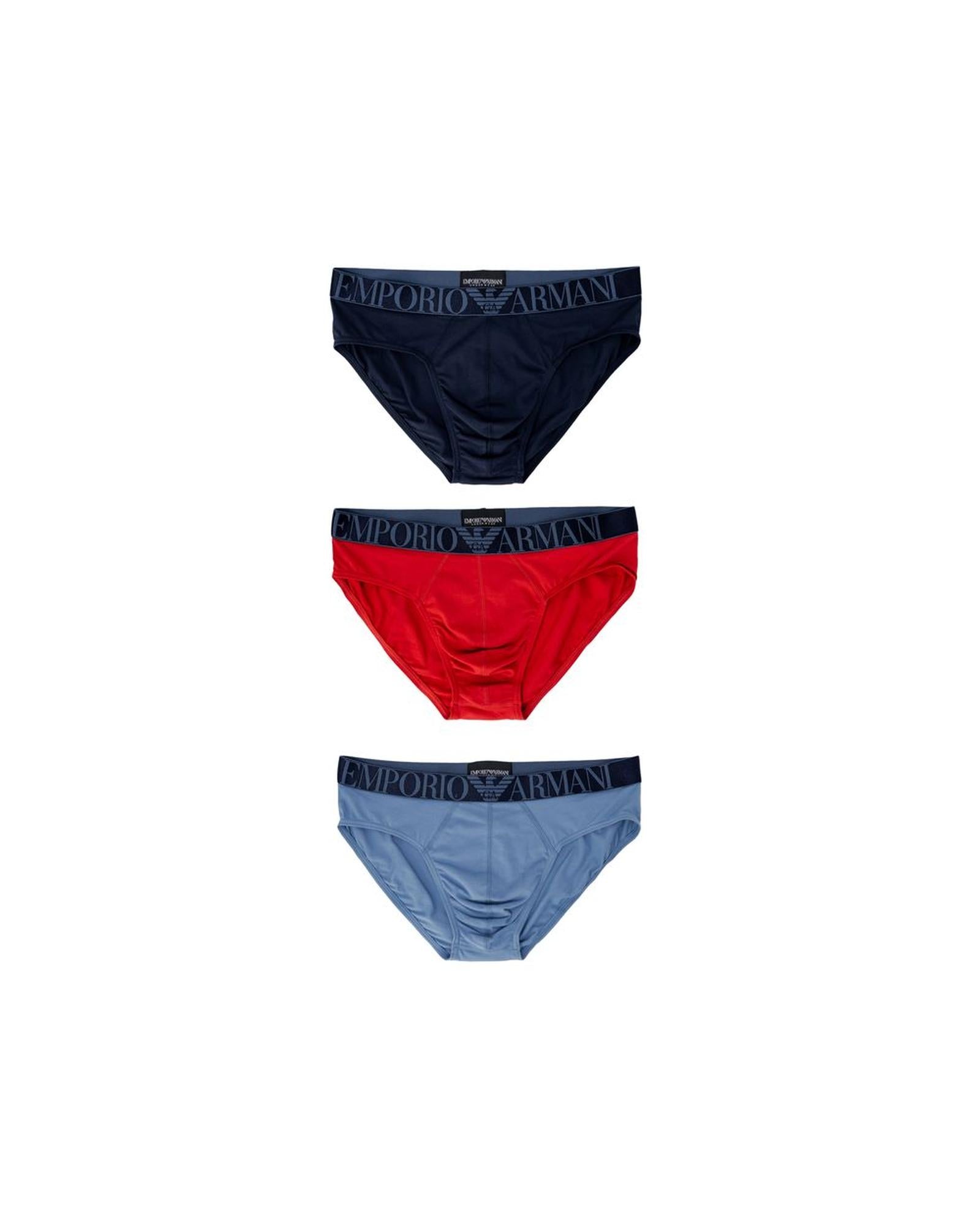Emporio Armani Underwear Men's Blue Cotton Underwear - 44 IT