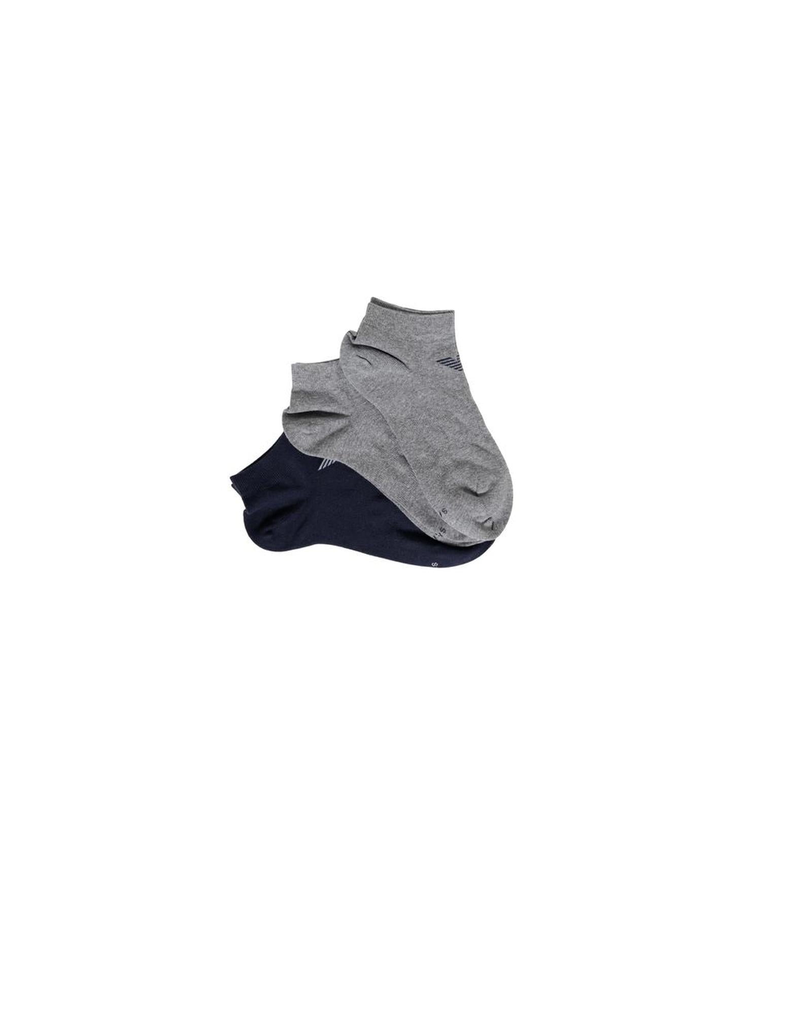 Emporio Armani Underwear Men's Blue Cotton Sock - M 4