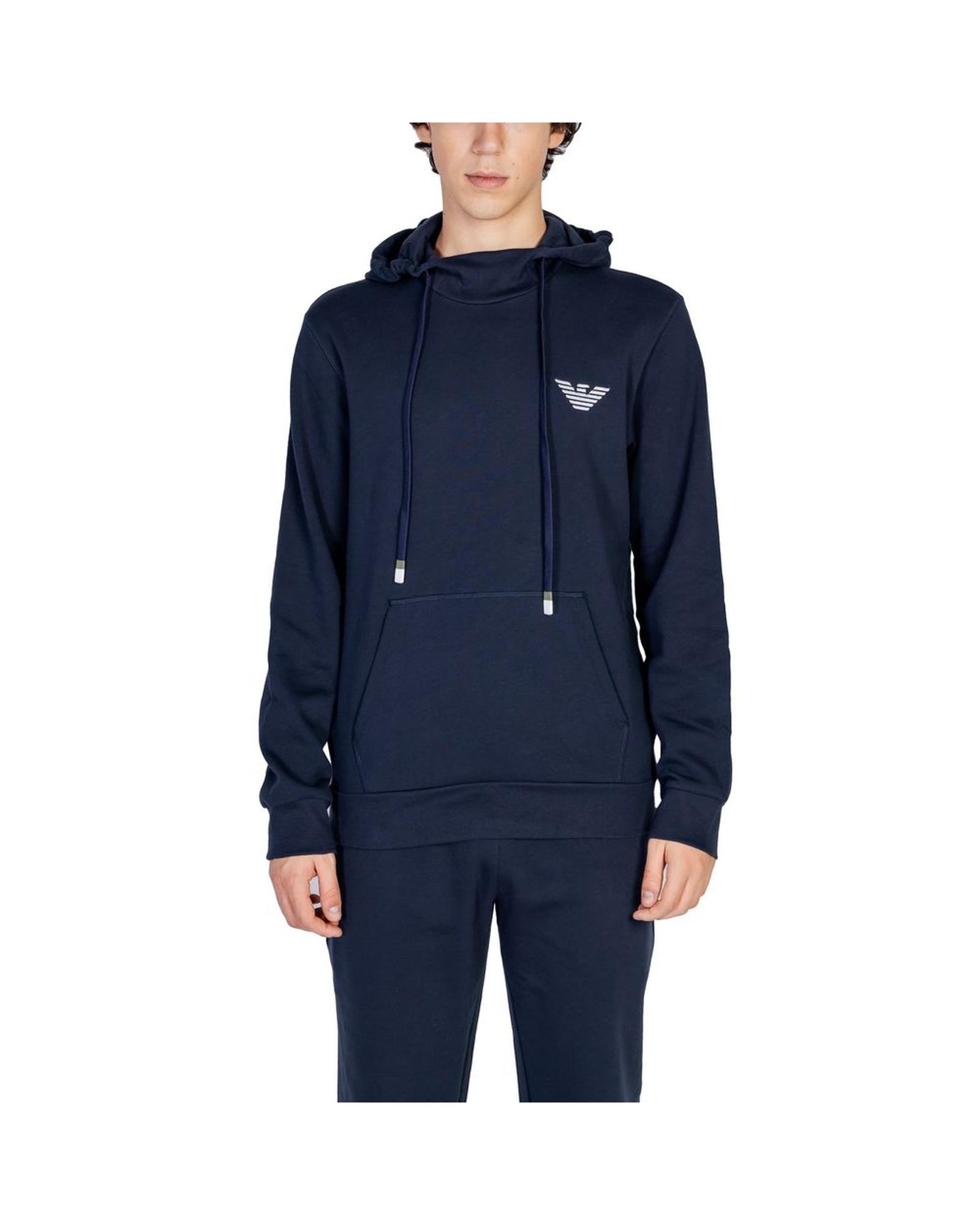 Emporio Armani Underwear Men's Blue Cotton Sweater - 44 IT