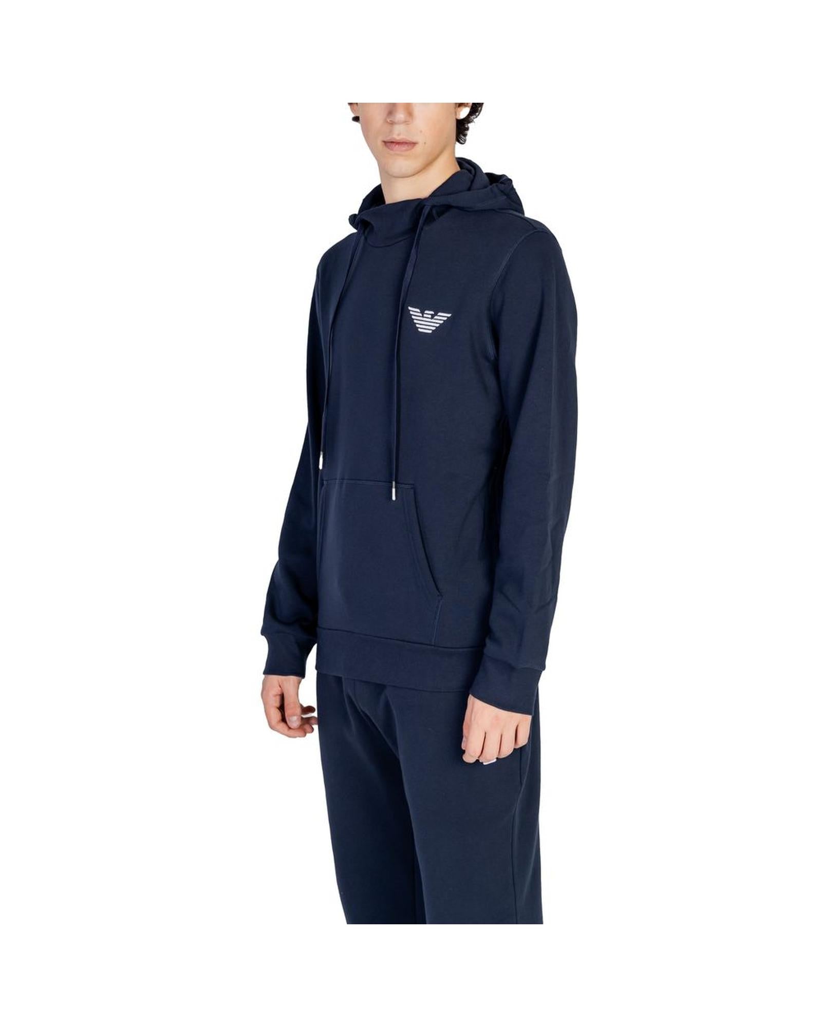 Emporio Armani Underwear Men's Blue Cotton Sweater - 44 IT 4
