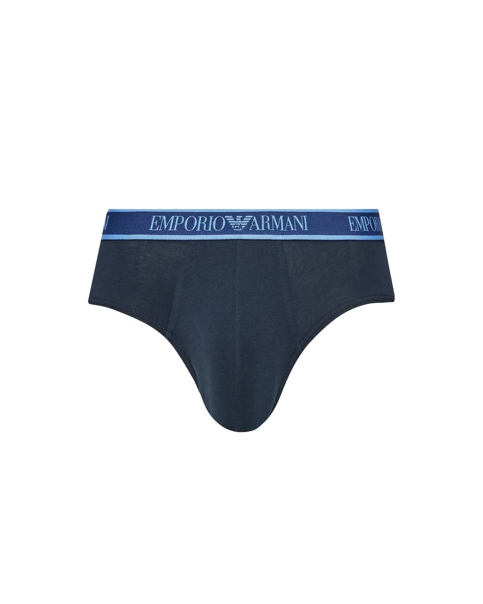 Emporio Armani Underwear Men's Blue Cotton Underwear - 44 IT 5