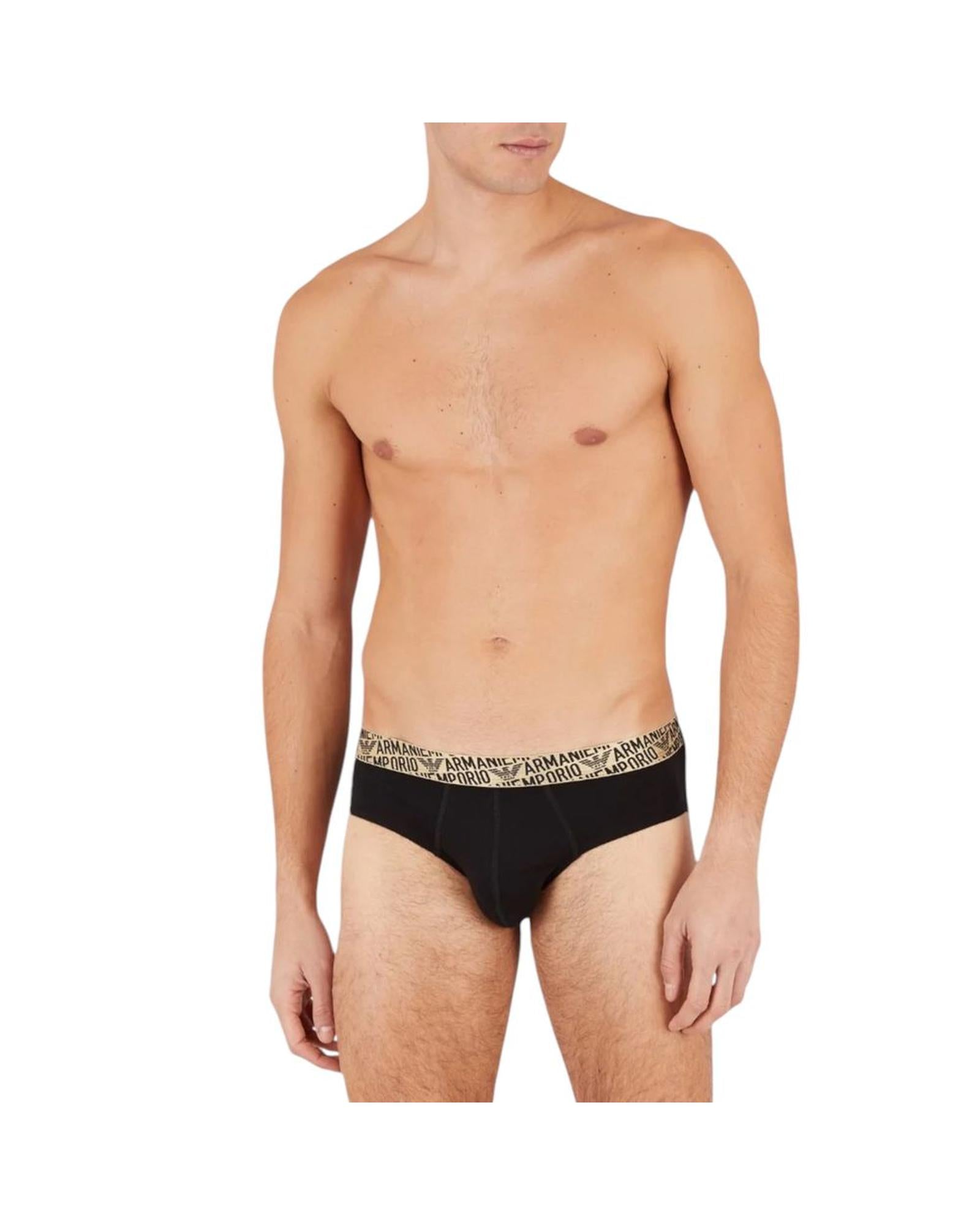 Emporio Armani Underwear Men's Bicolor Cotton Underwear - 44 IT 4