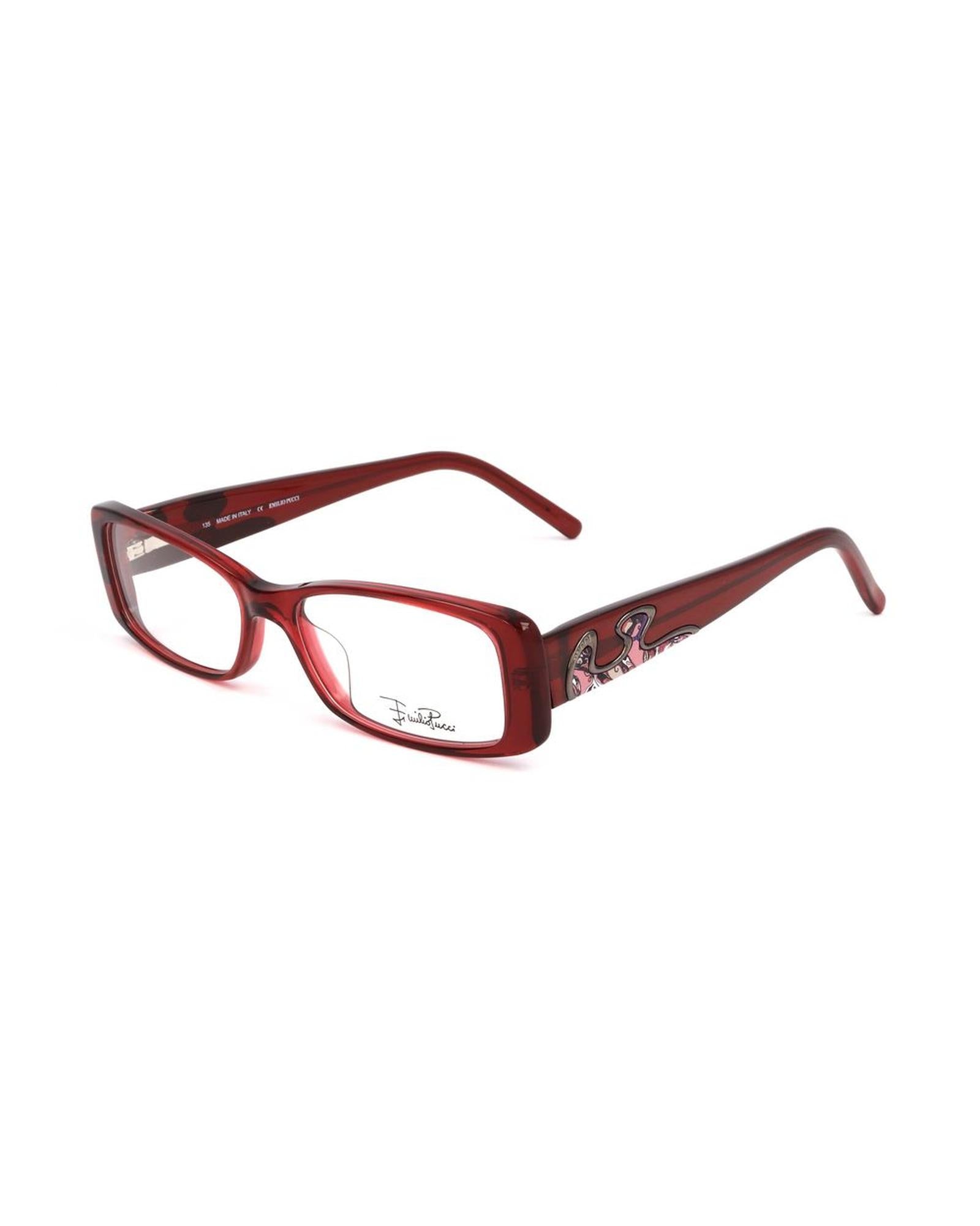 Emilio Pucci Women's Red Plastic Frames - One Size