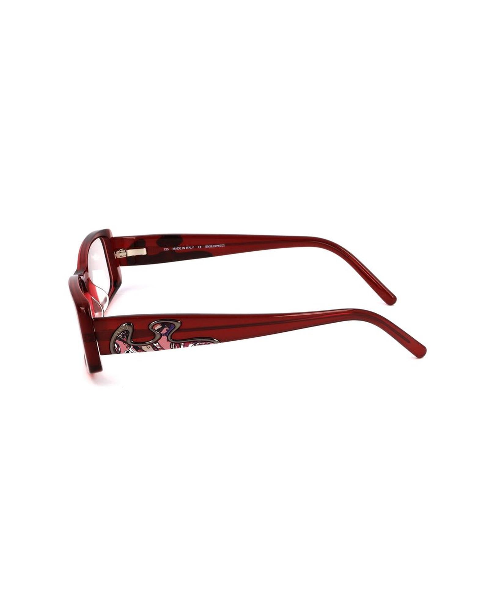 Emilio Pucci Women's Red Plastic Frames - One Size 3
