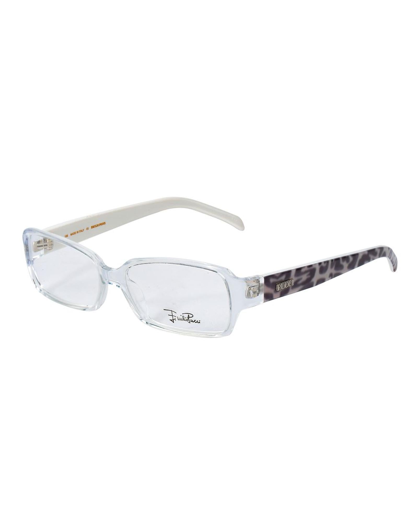 Emilio Pucci Women's Transparent Plastic Frames - One Size