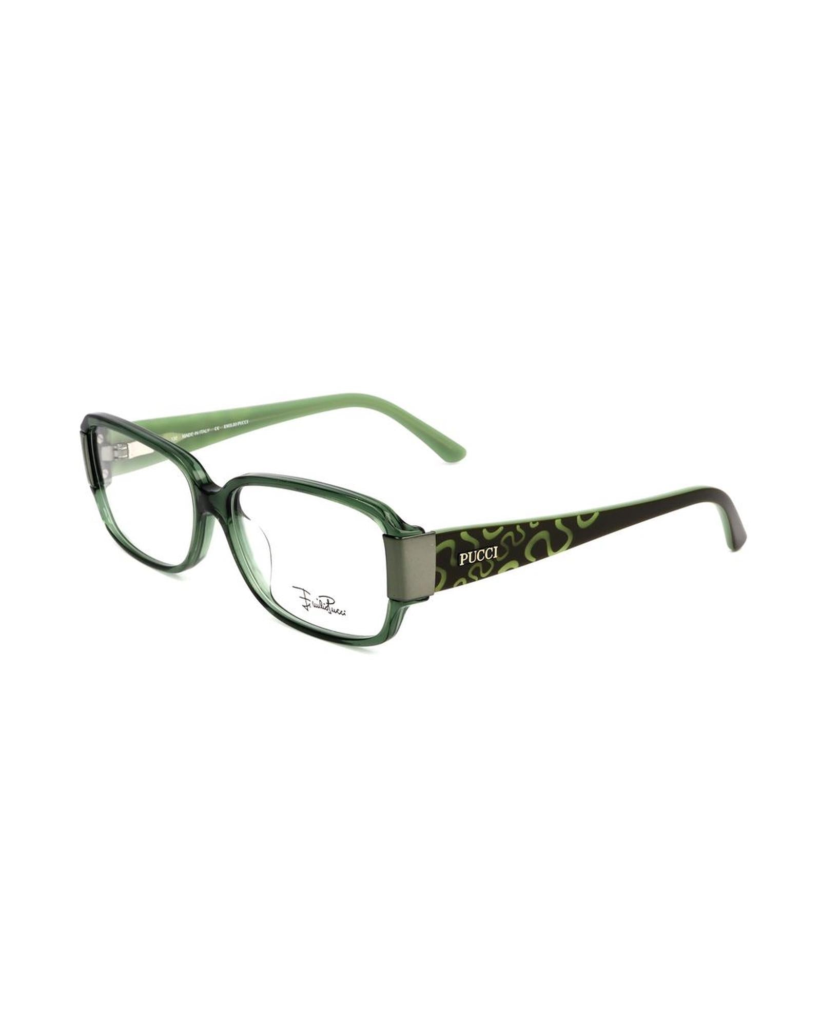 Emilio Pucci Women's Olive Plastic Frames - One Size