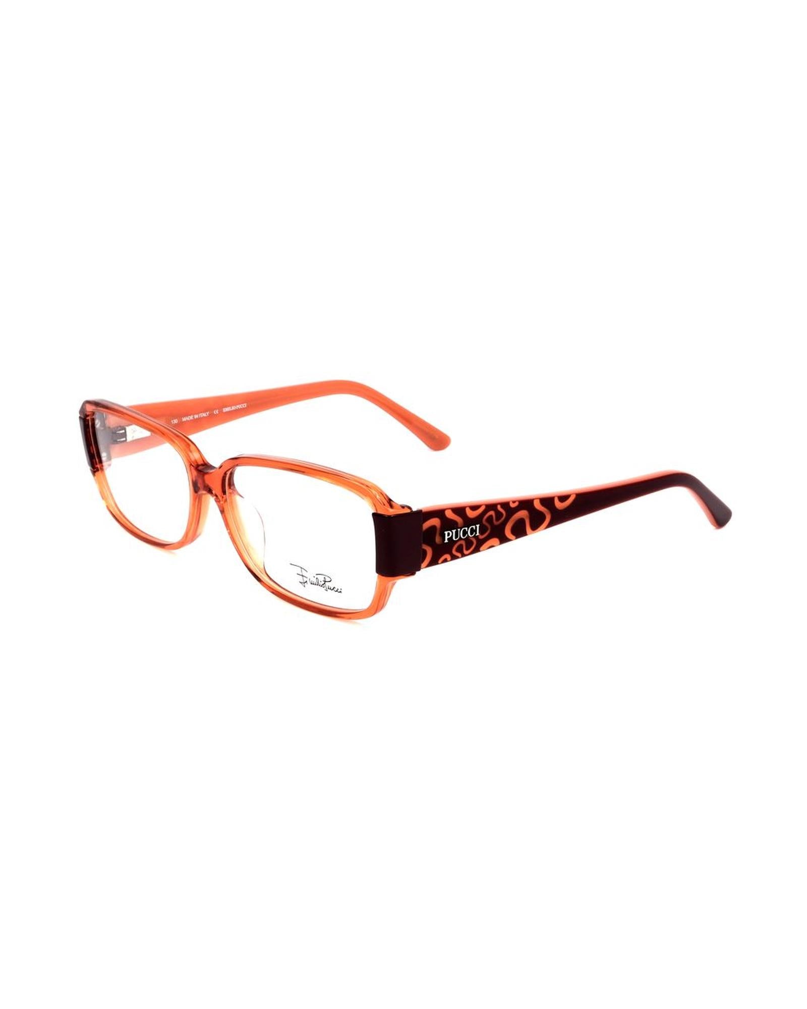 Emilio Pucci Women's Orange Plastic Frames - One Size