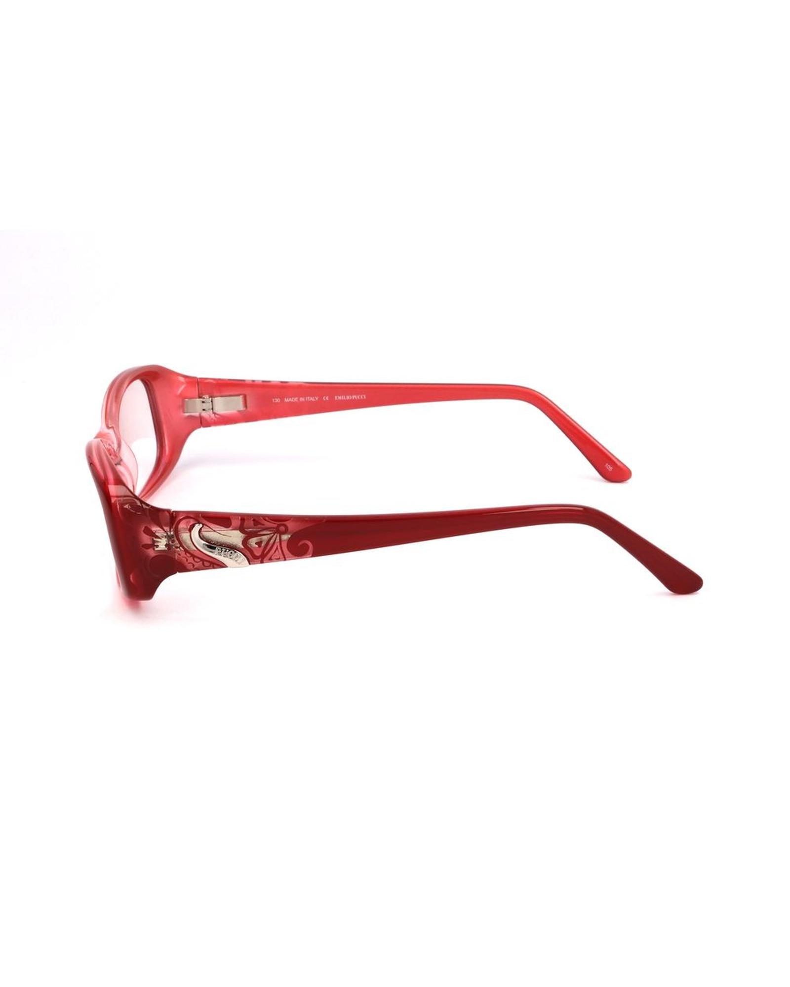 Emilio Pucci Women's Red Plastic Frames - One Size