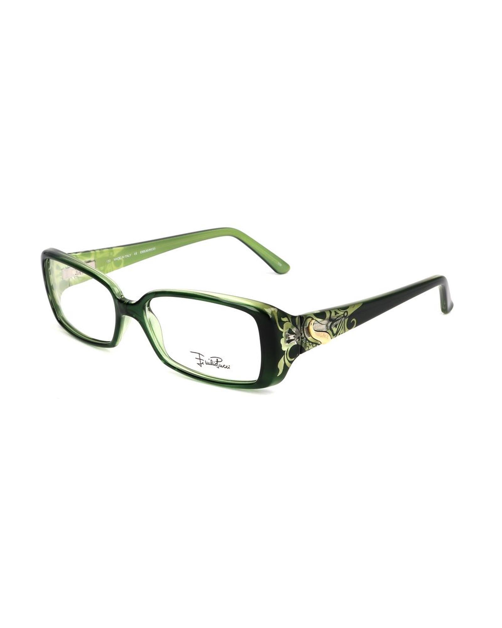 Emilio Pucci Women's Green Plastic Frames - One Size