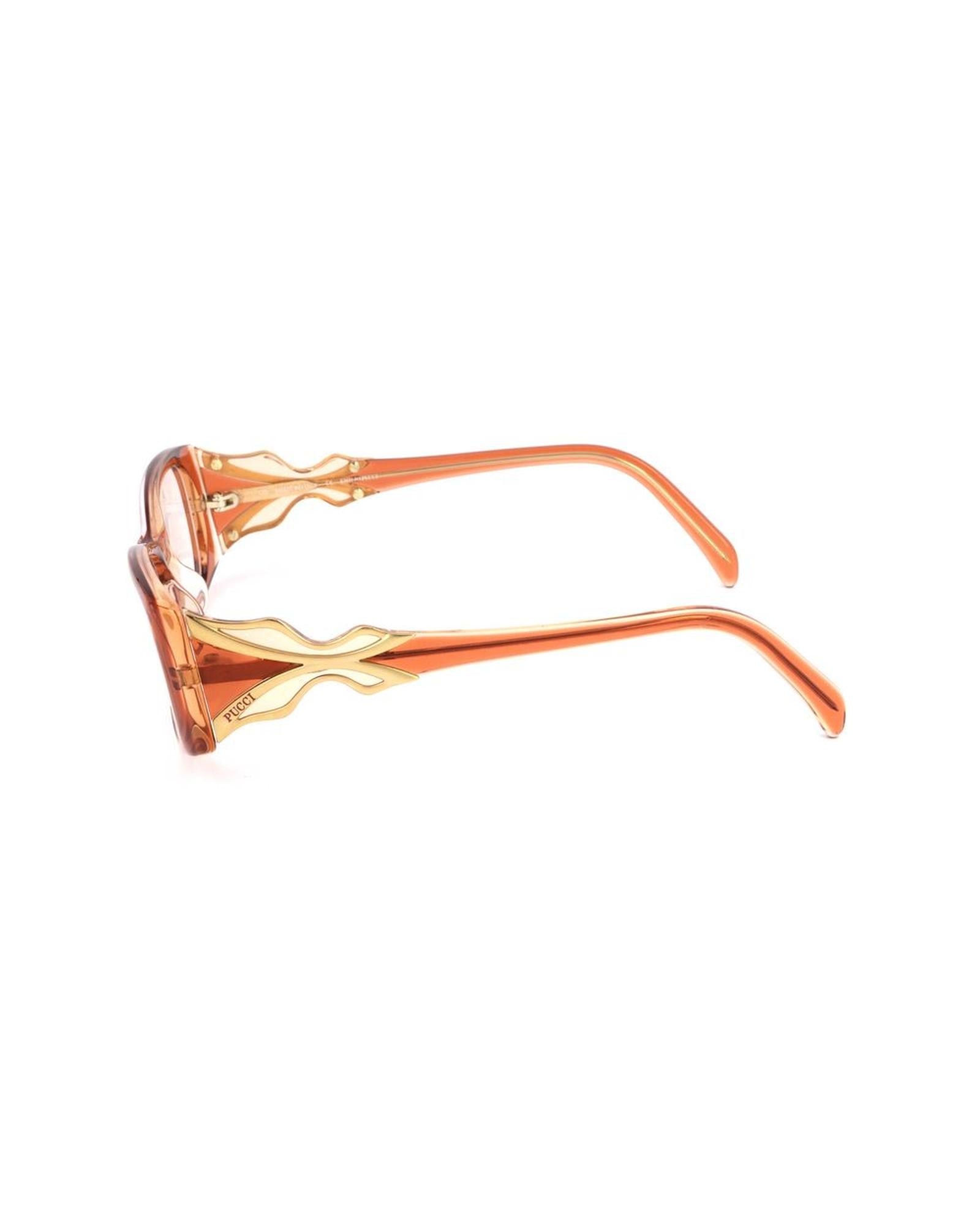 Emilio Pucci Women's Orange Plastic Frames - One Size 3