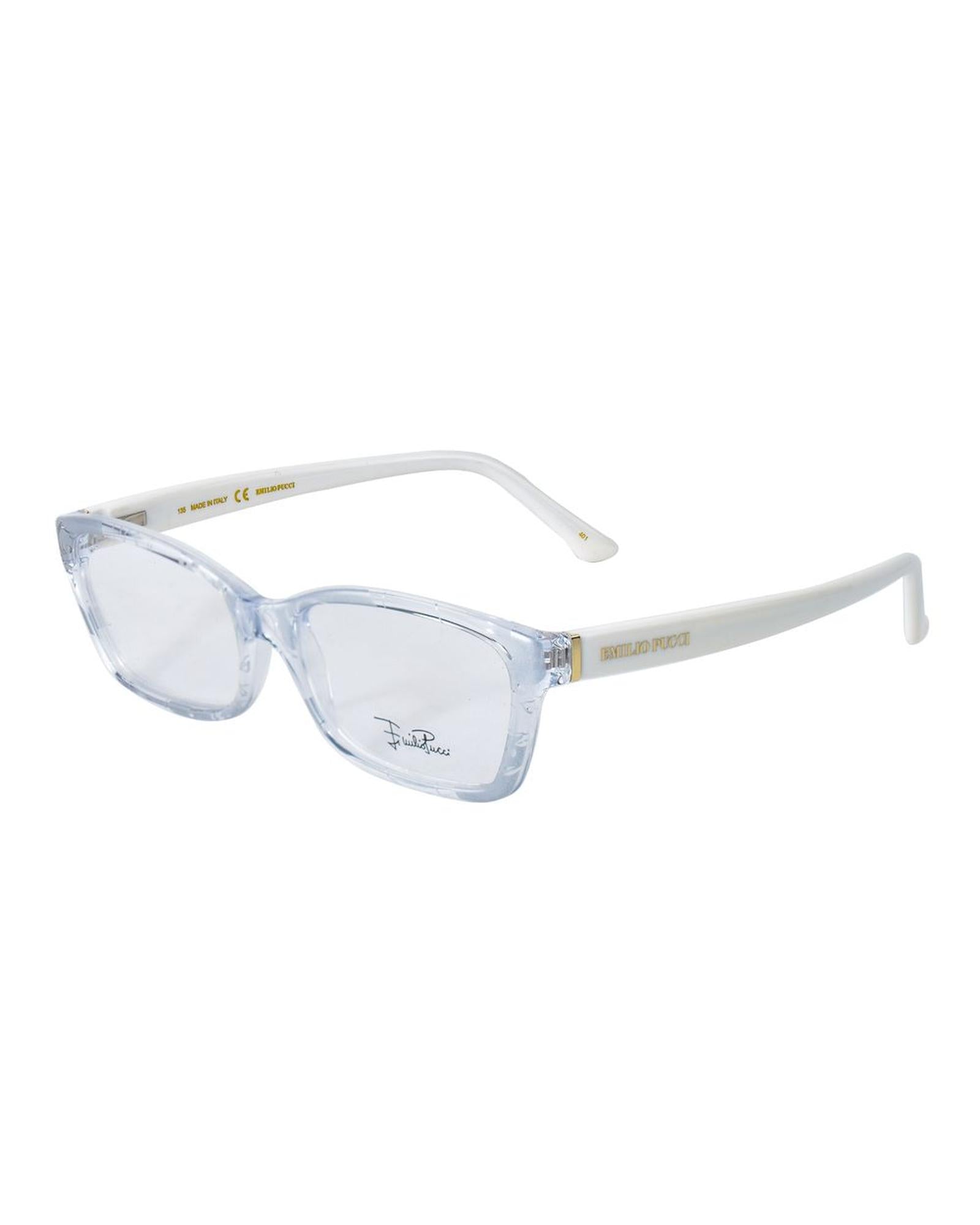 Emilio Pucci Women's Transparent Plastic Frames - One Size
