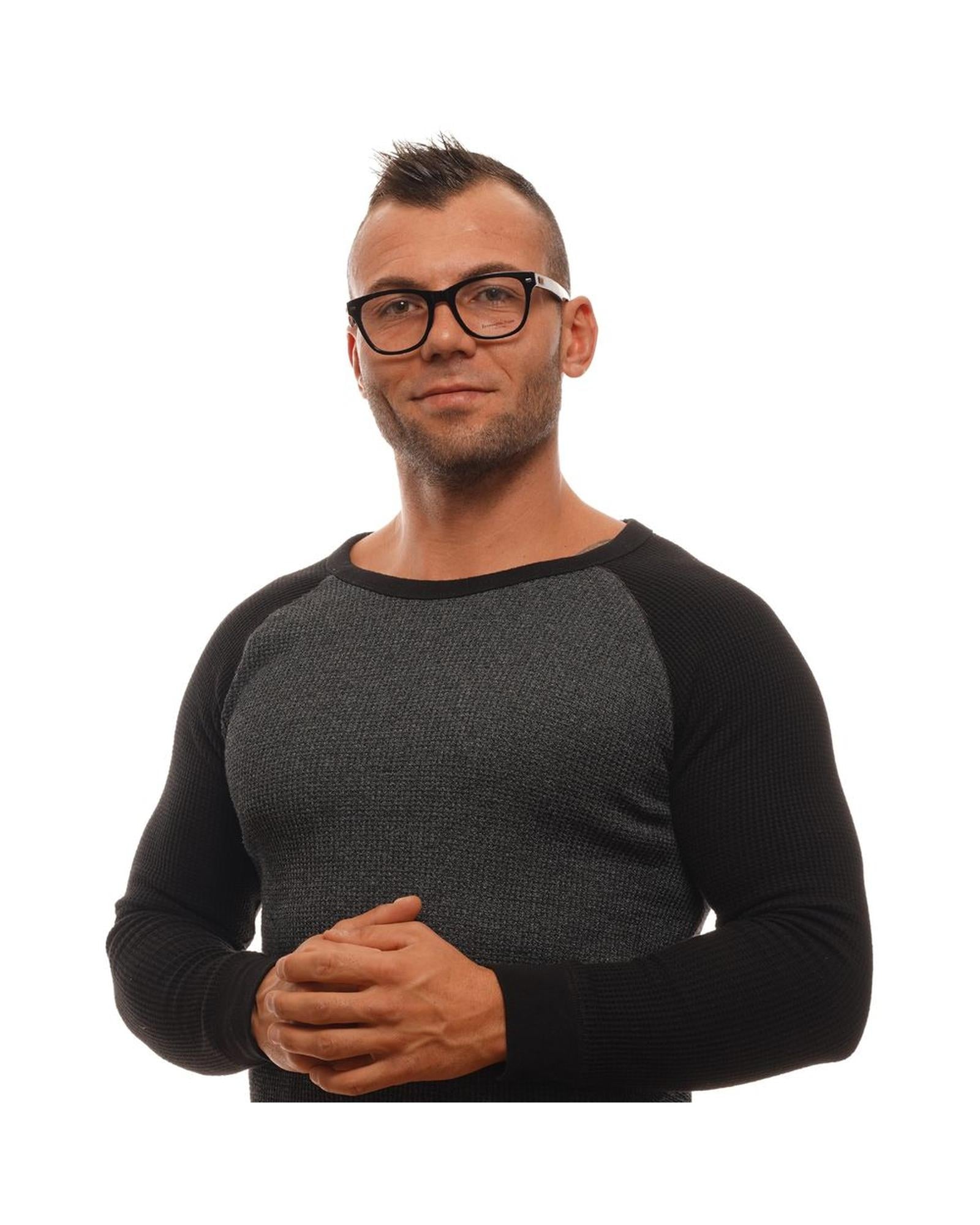 Ermenegildo Zegna Men's Black  Optical Frames - One Size 4