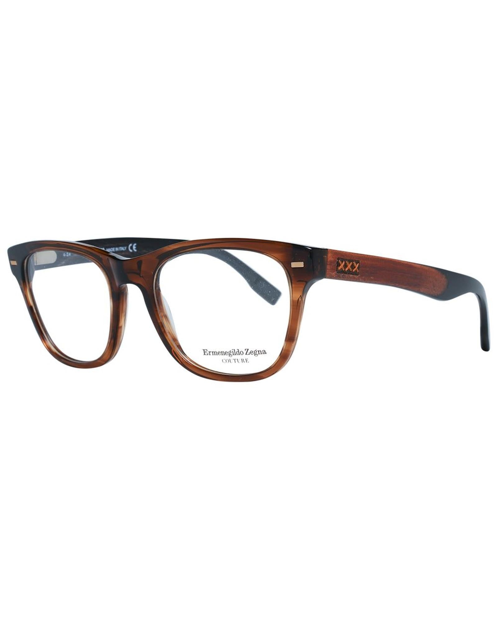 Ermenegildo Zegna Men's Brown  Optical Frames - One Size