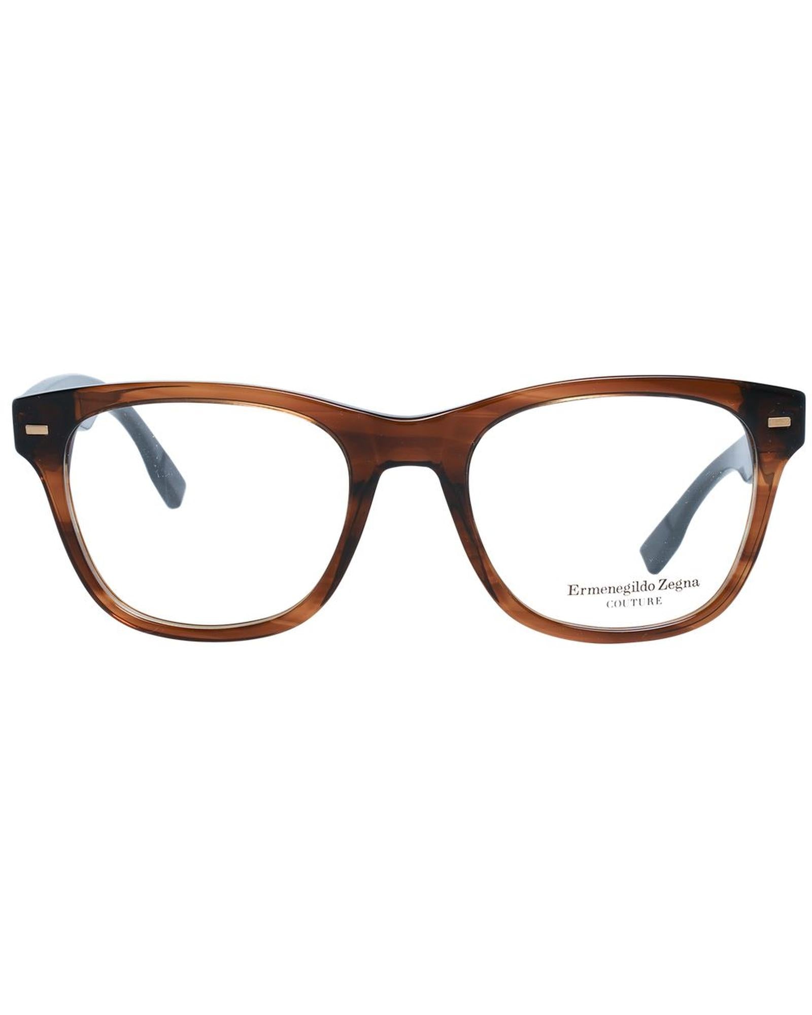 Ermenegildo Zegna Men's Brown  Optical Frames - One Size