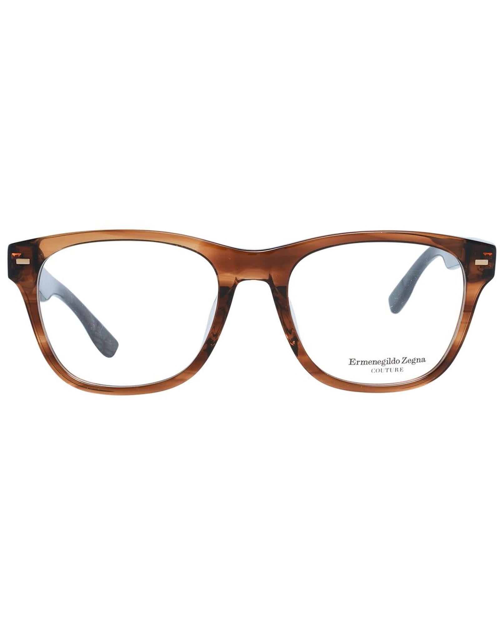 Ermenegildo Zegna Men's Brown  Optical Frames - One Size