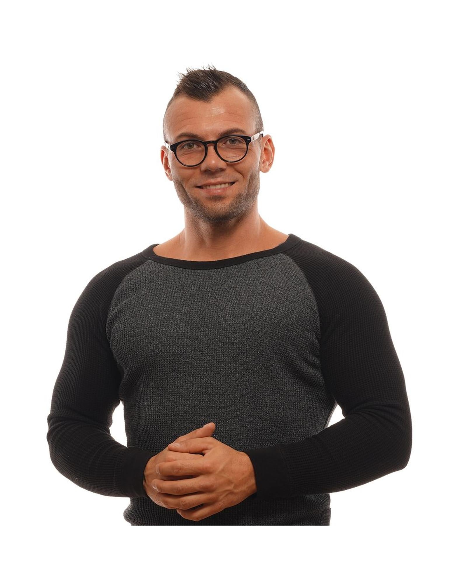 Ermenegildo Zegna Men's Black  Optical Frames - One Size 4